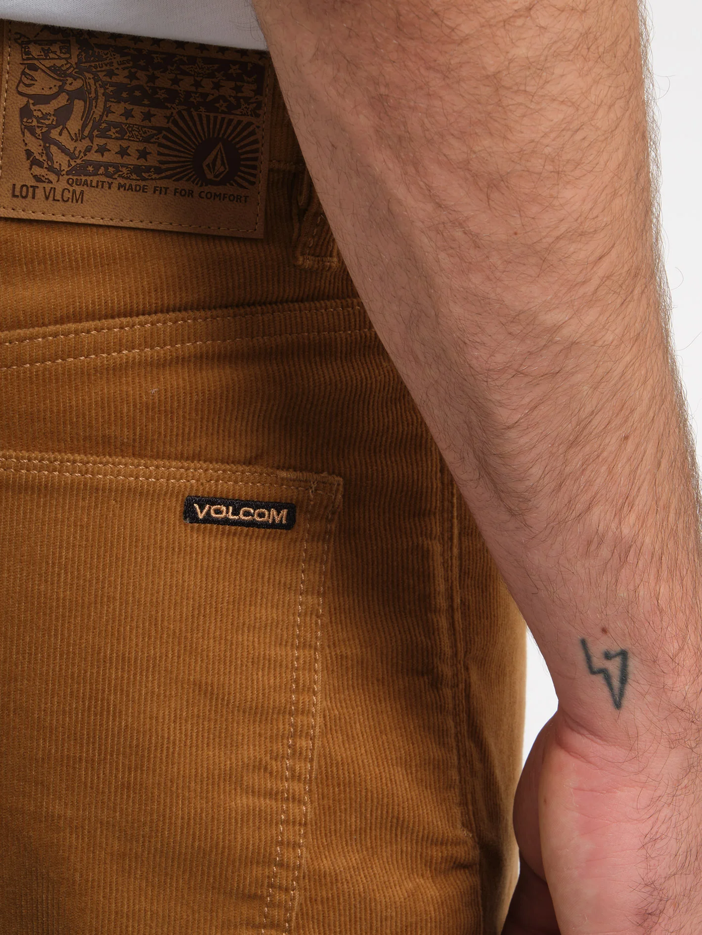 Solver 5 Pocket Corduroy Trousers - TOBACCO - Image 3