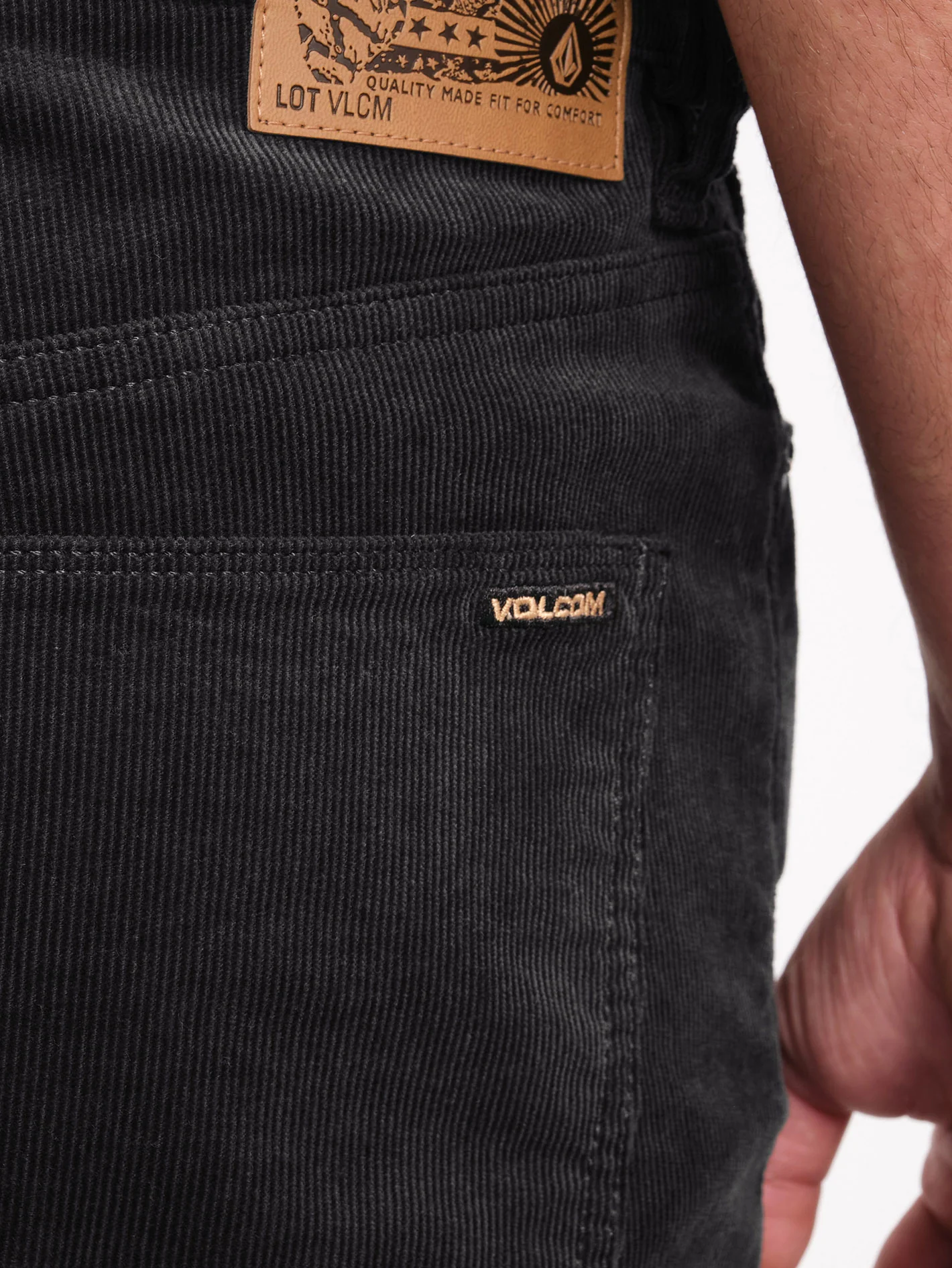 Solver 5 Pocket Corduroy Trousers - Stealth - Image 4