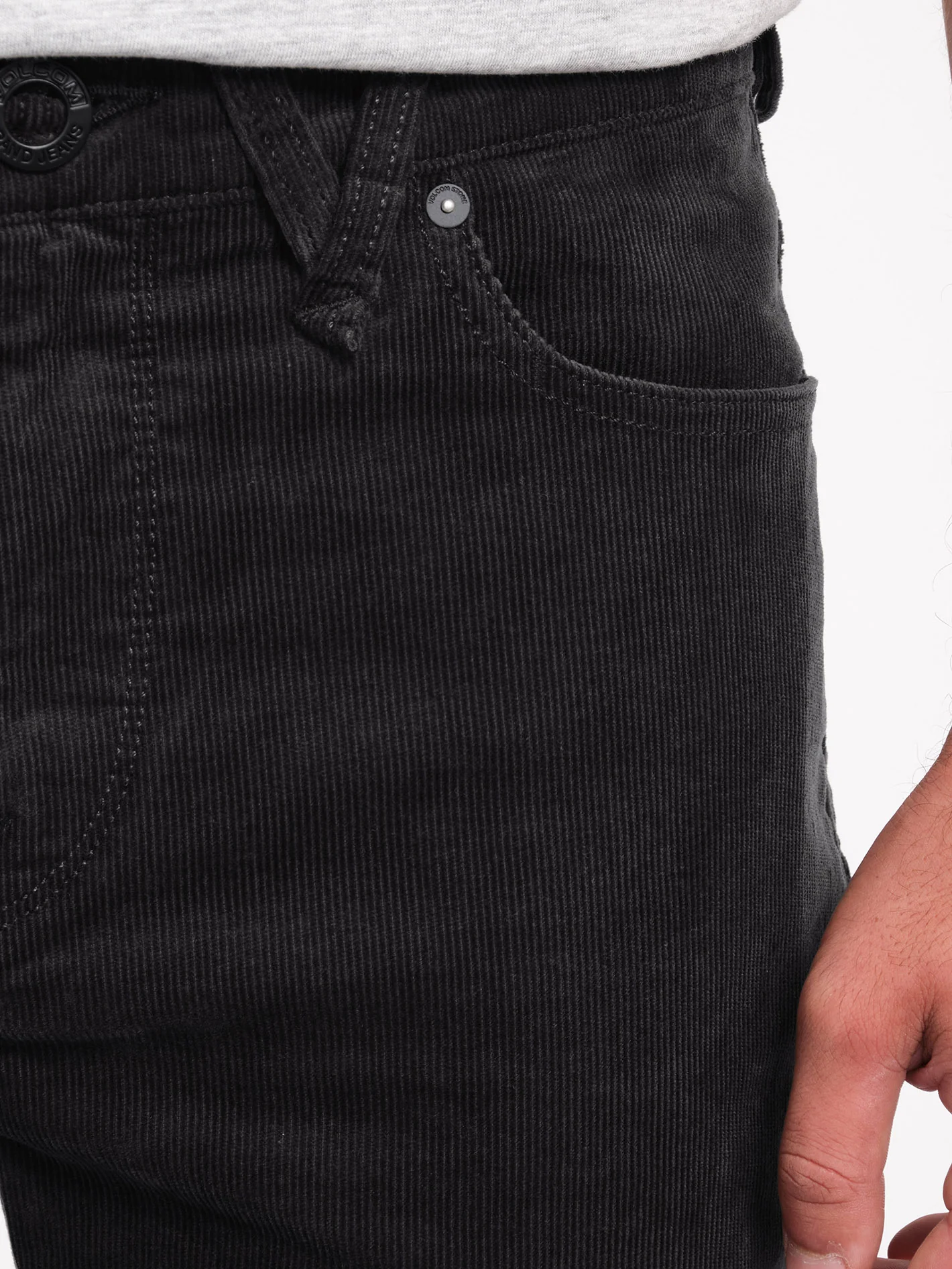Solver 5 Pocket Corduroy Trousers - Stealth - Image 5