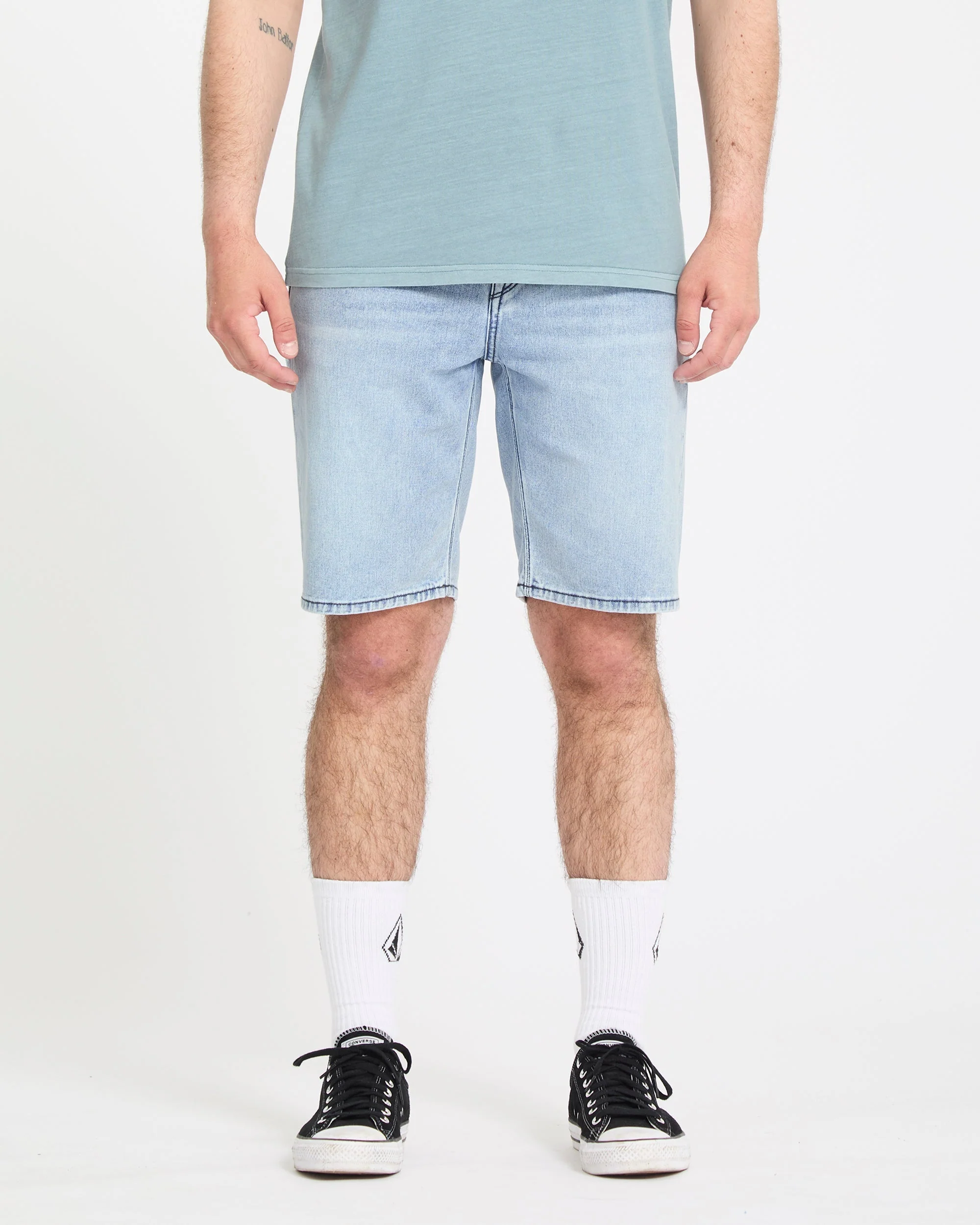 Solver Denim Short - Worn Light Blue