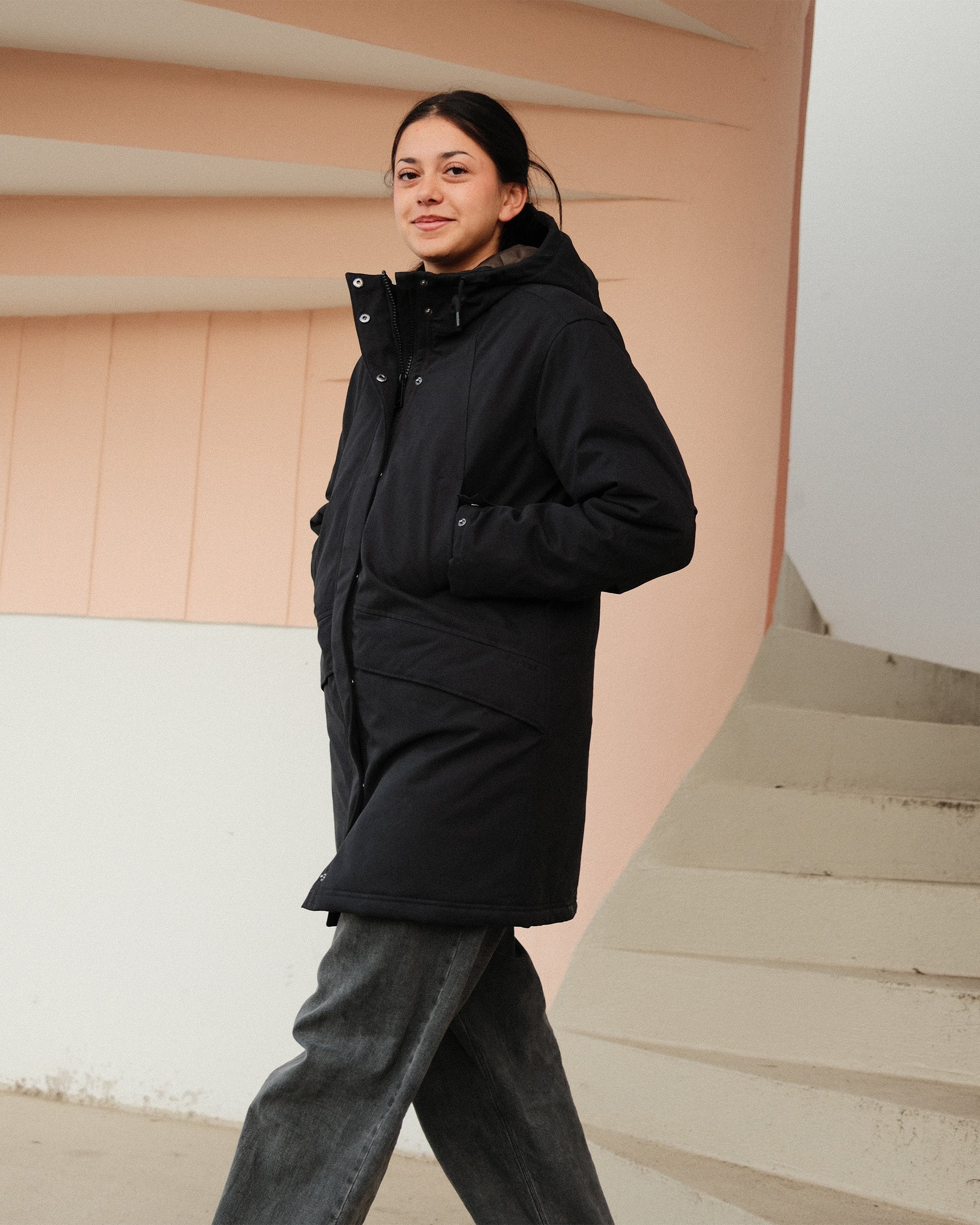 Somestone 10K Parka - Black - Image 6