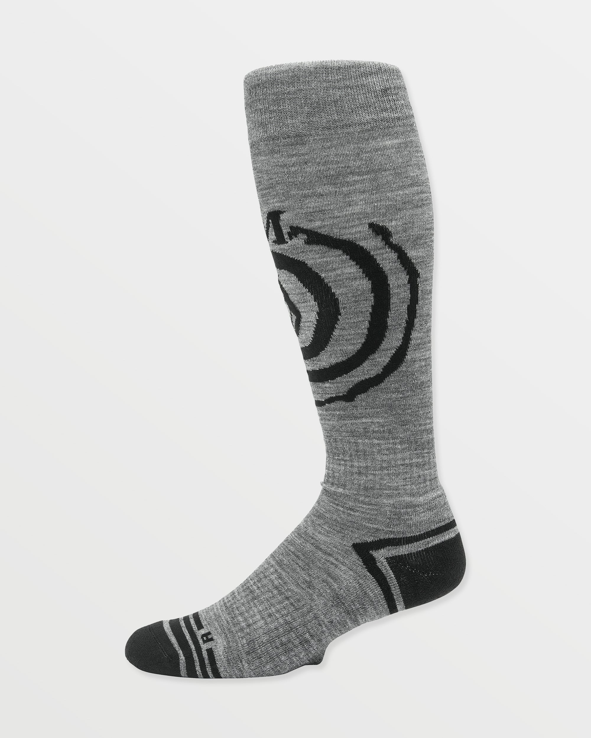 Spiral Over-The-Calf Socks - Heather Grey - Image 4