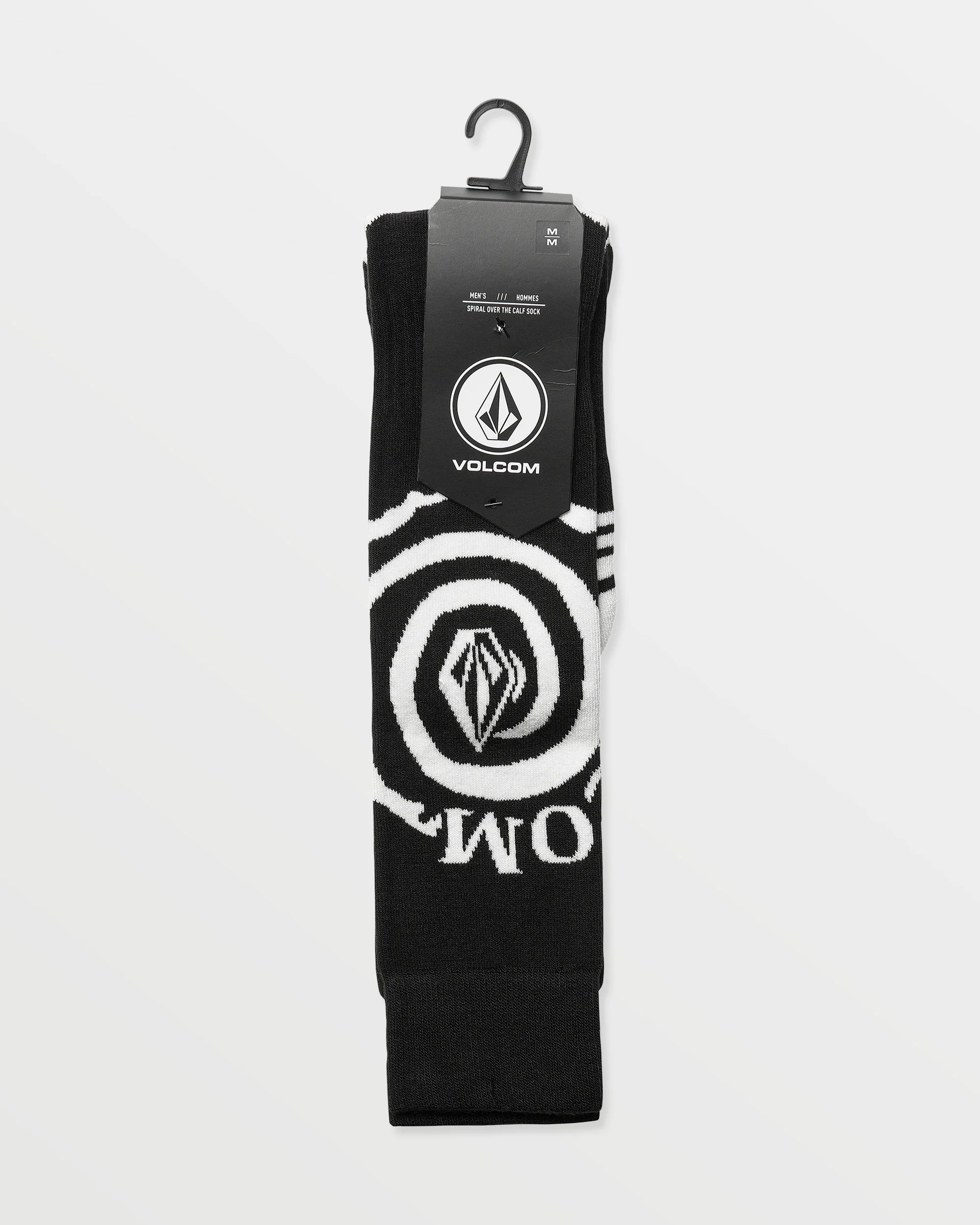 Spiral Over-The-Calf Socks - Black - Image 2