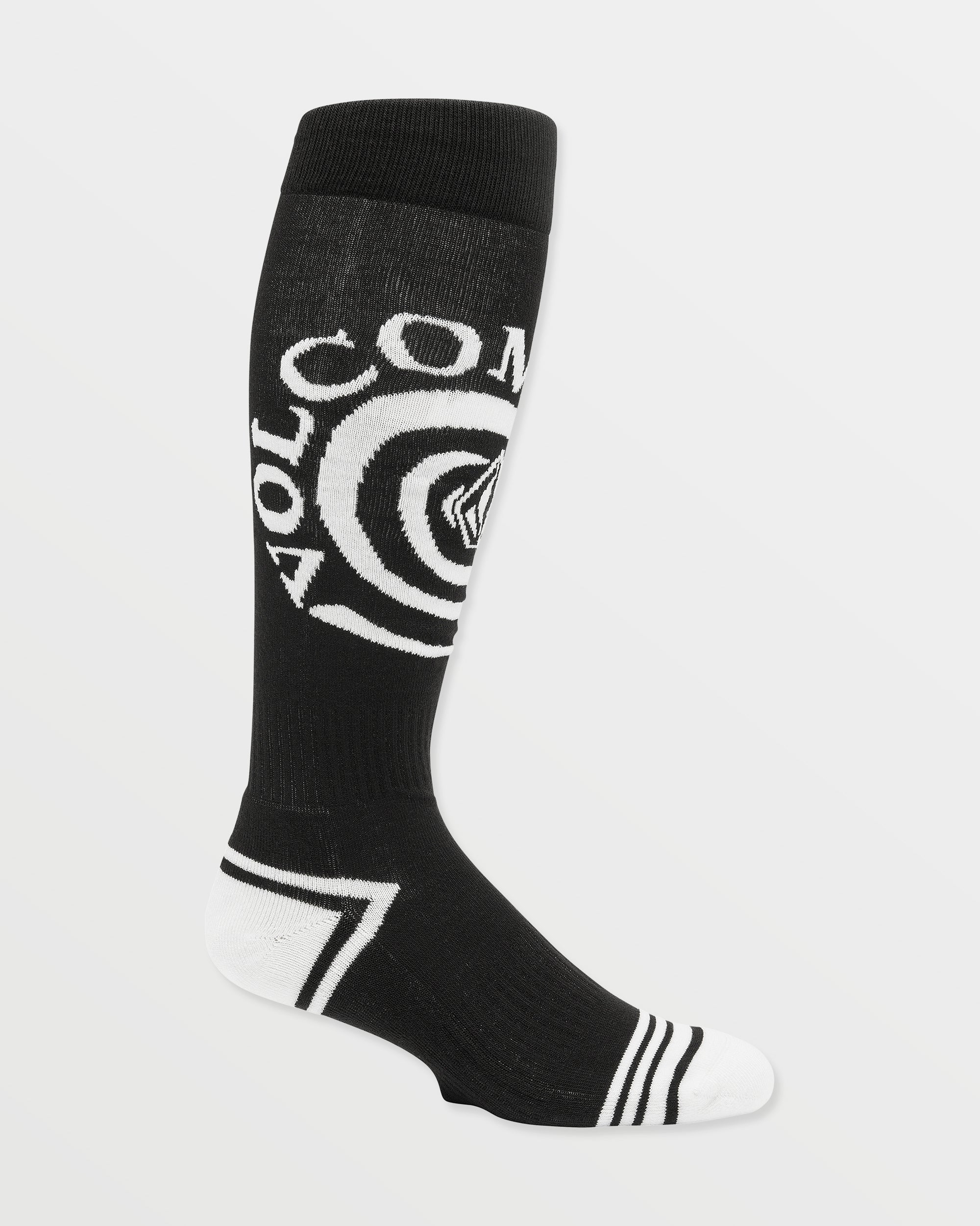 Spiral Over-The-Calf Socks - Black - Image 3