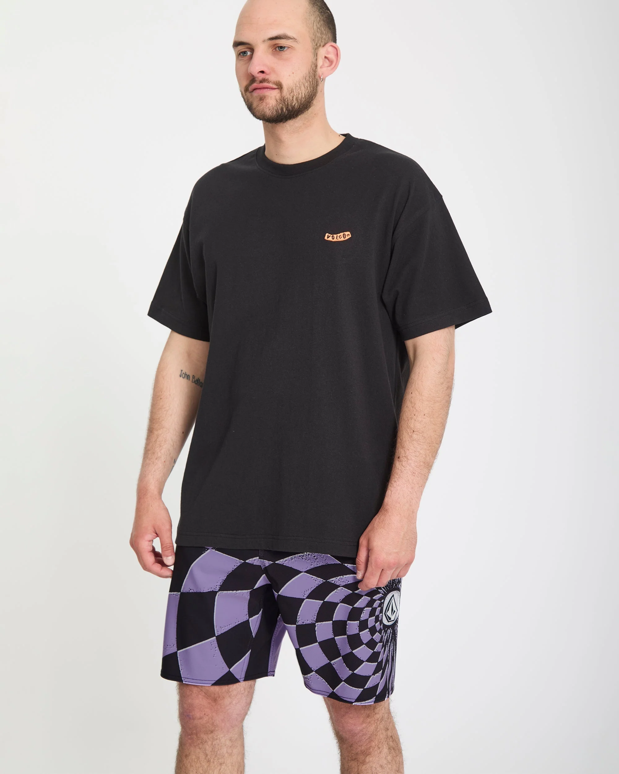 Spiral Stn Mod 19" Boardshort - Violet - Image 10