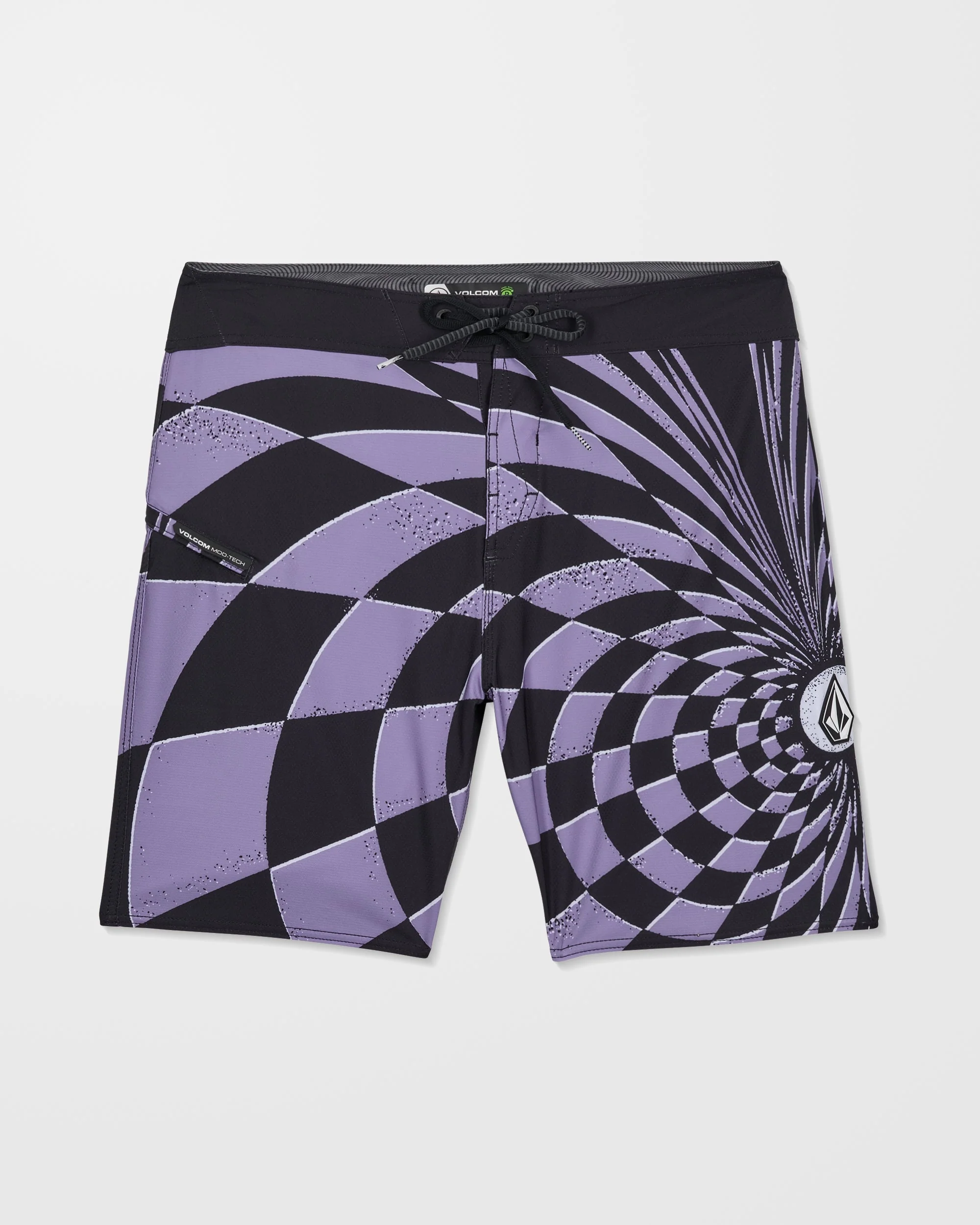 Spiral Stn Mod 19" Boardshort - Violet - Image 11