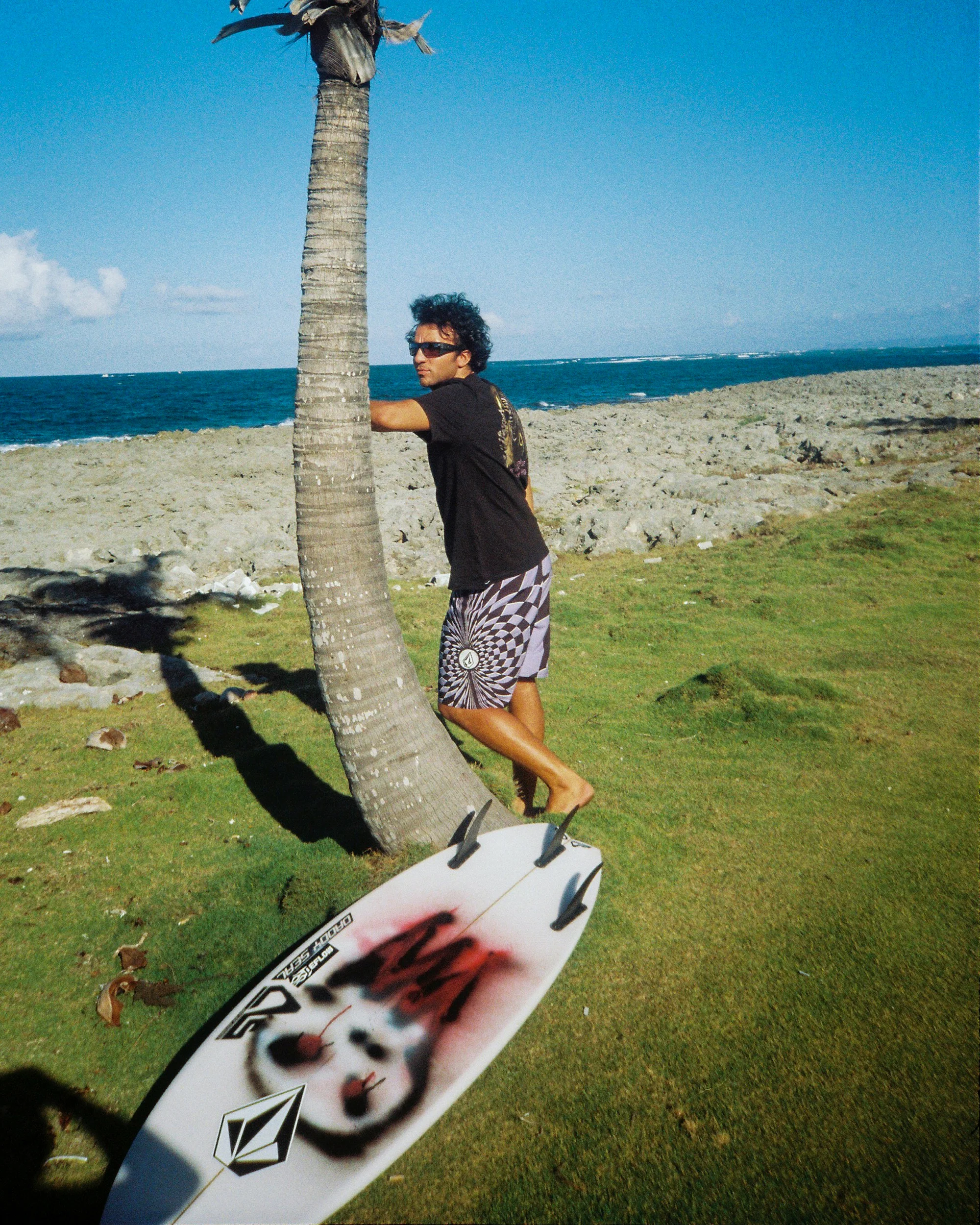 Spiral Stn Mod 19" Boardshort - Violet - Image 5