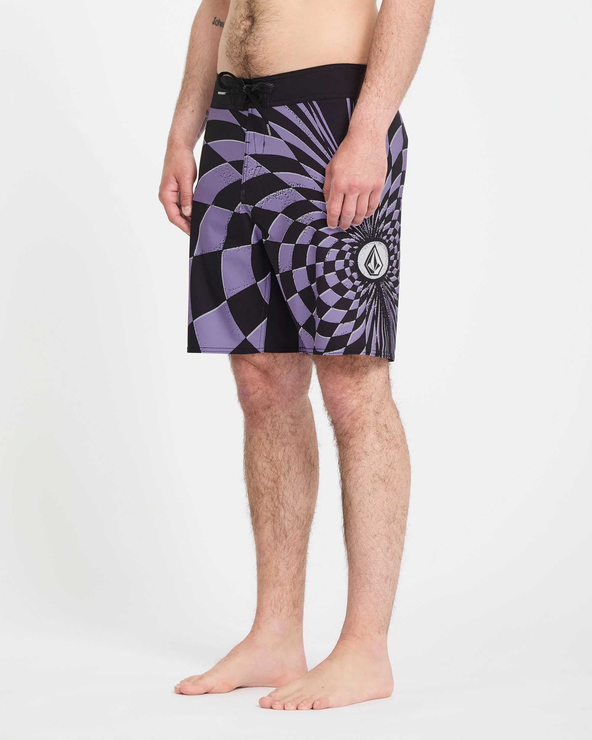 Spiral Stn Mod 19" Boardshort - Violet - Image 6