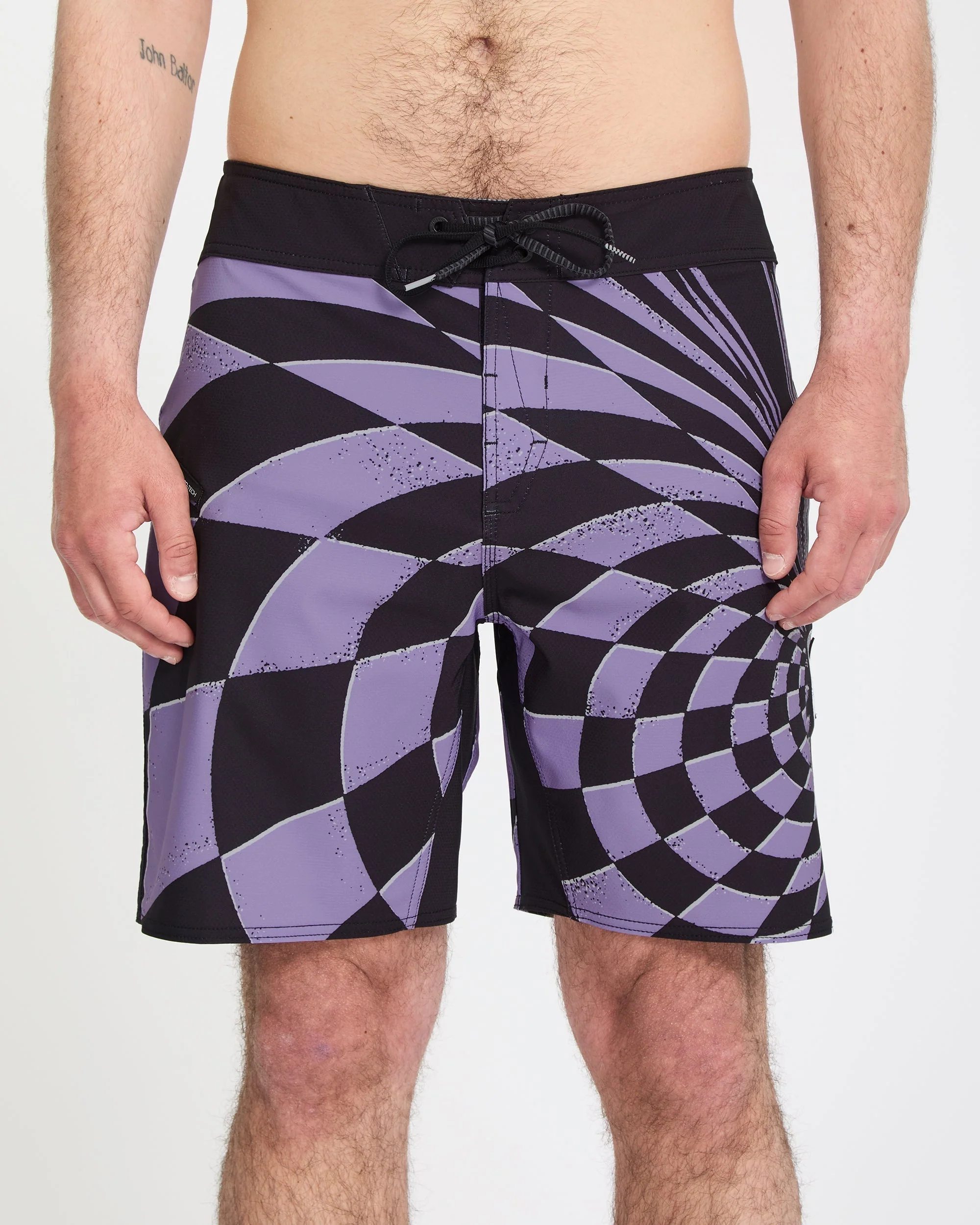 Spiral Stn Mod 19" Boardshort - Violet - Image 7