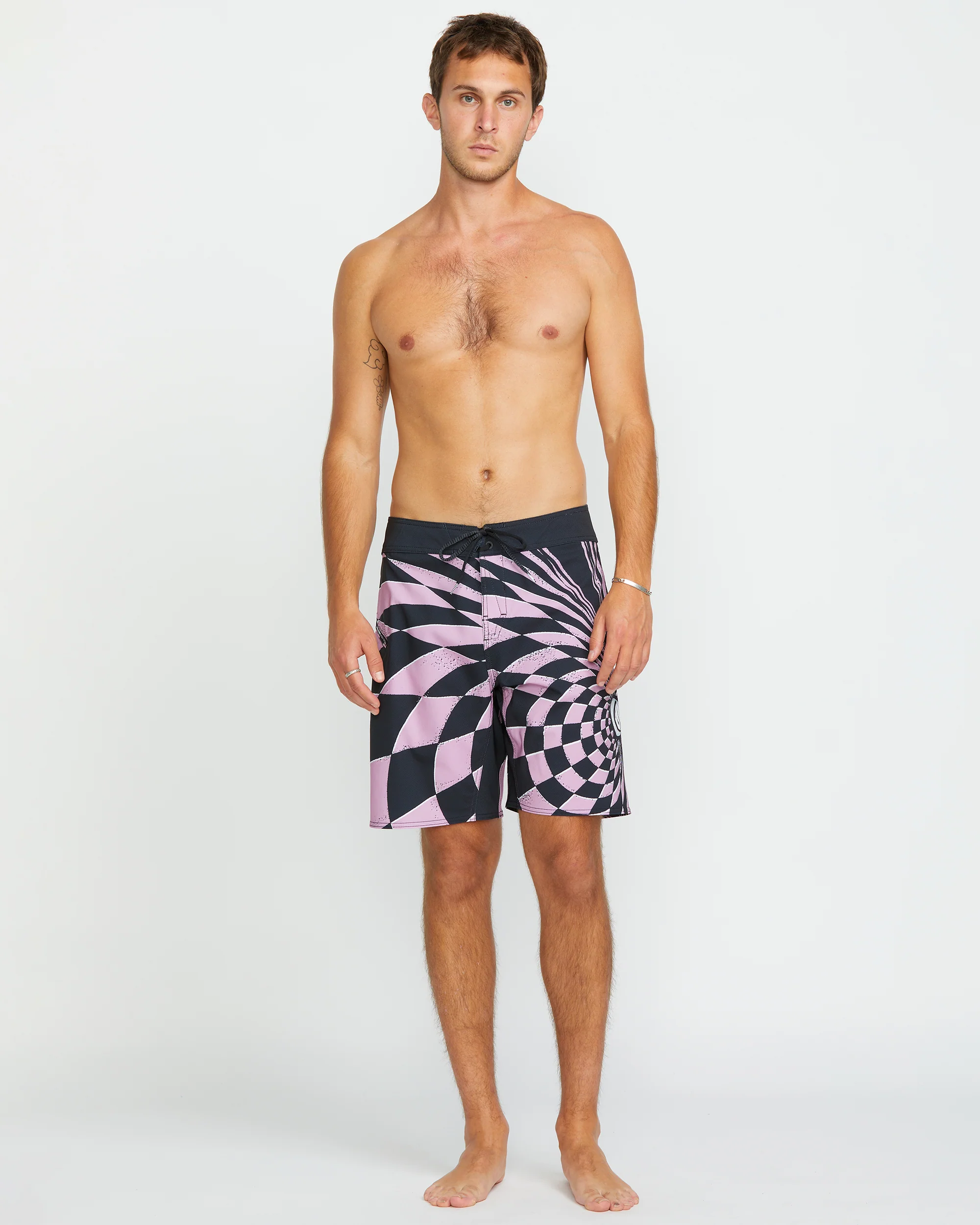 Spiral Stn Mod 20" Boardshort - STEEL PURPLE - Image 6