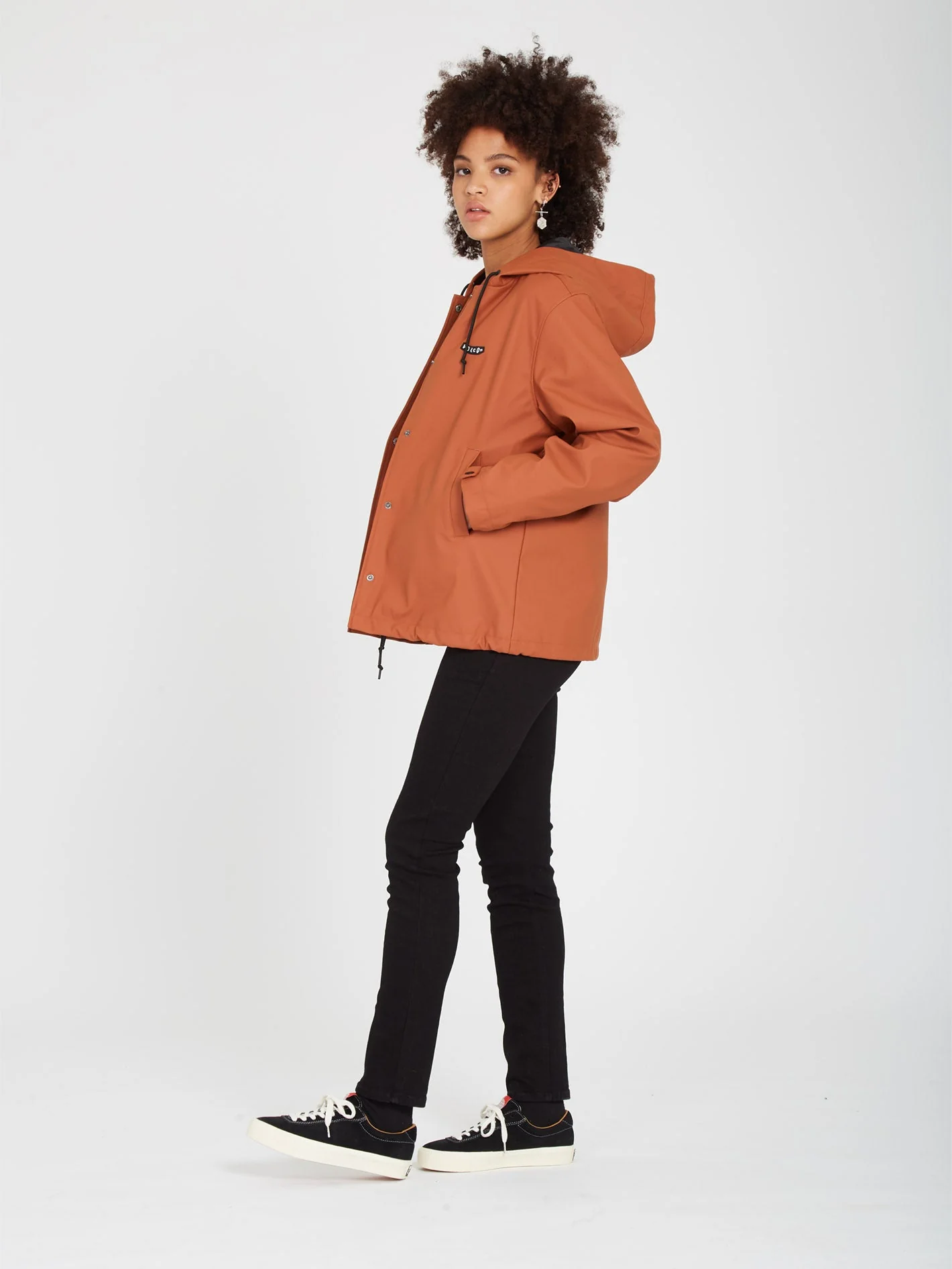 Sprain Dead Raincoat - DARK CLAY - Image 8