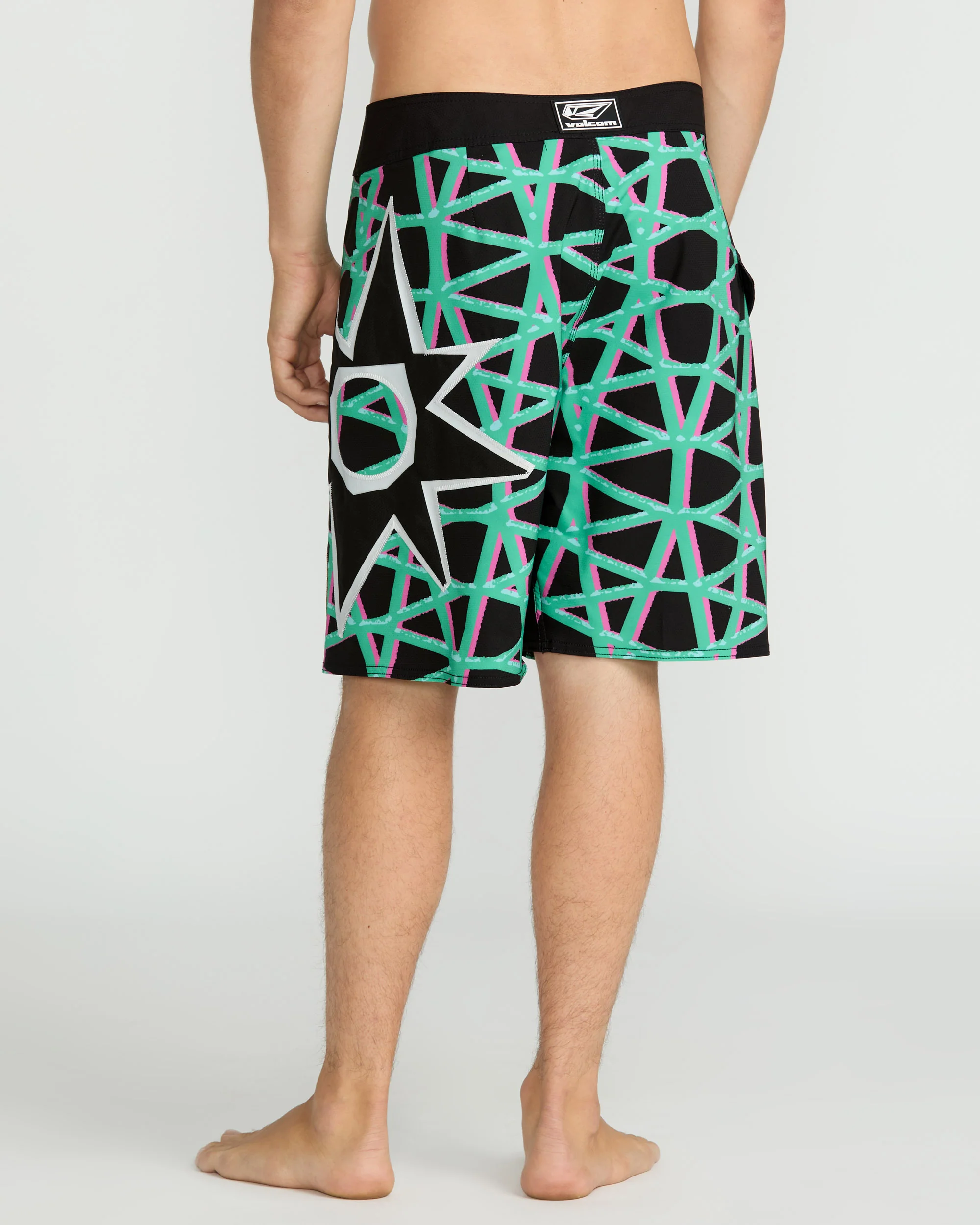 St4R G4Zer Mod 20" Boardshort - Black - Image 2