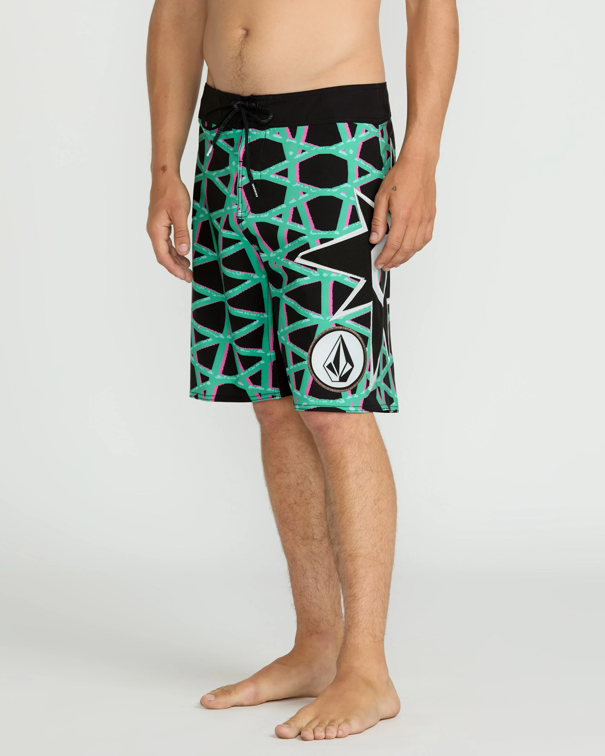 St4R G4Zer Mod 20" Boardshort - Black - Image 3