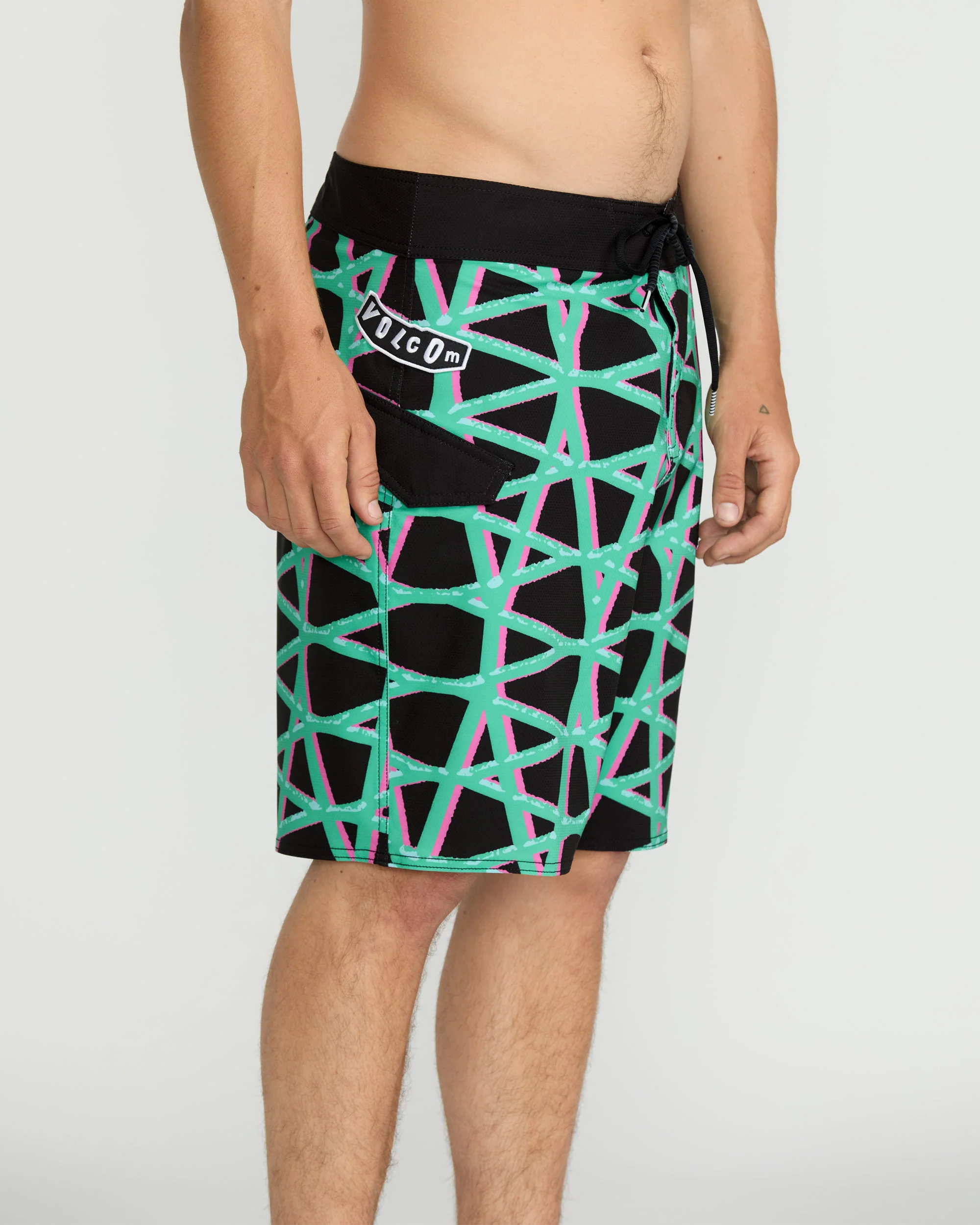 St4R G4Zer Mod 20" Boardshort - Black - Image 4