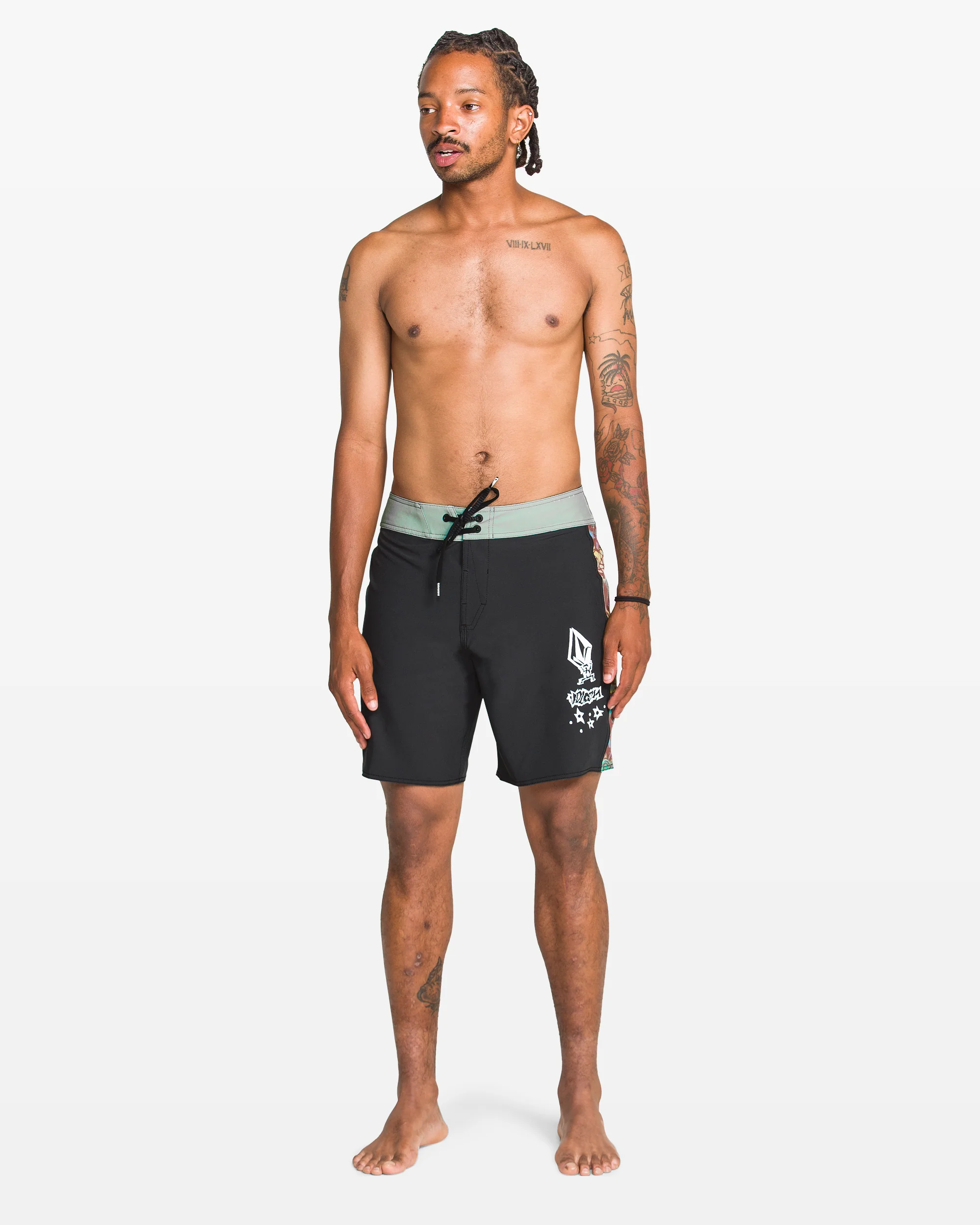 Star Shields Mod 18" Boardshort - Stealth - Image 3
