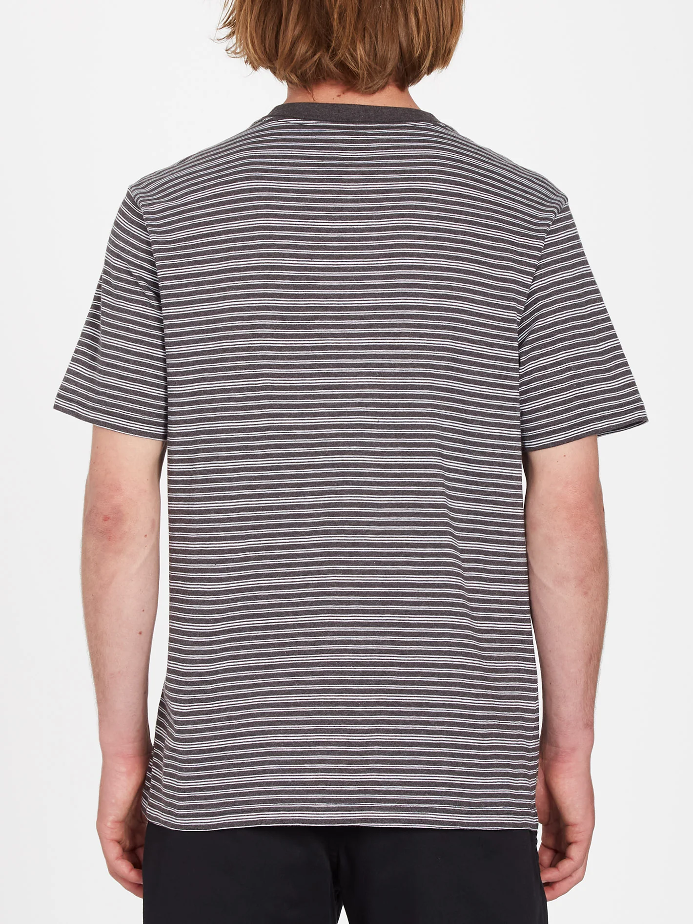 Static Stripe T-shirt - BLACK - Image 2