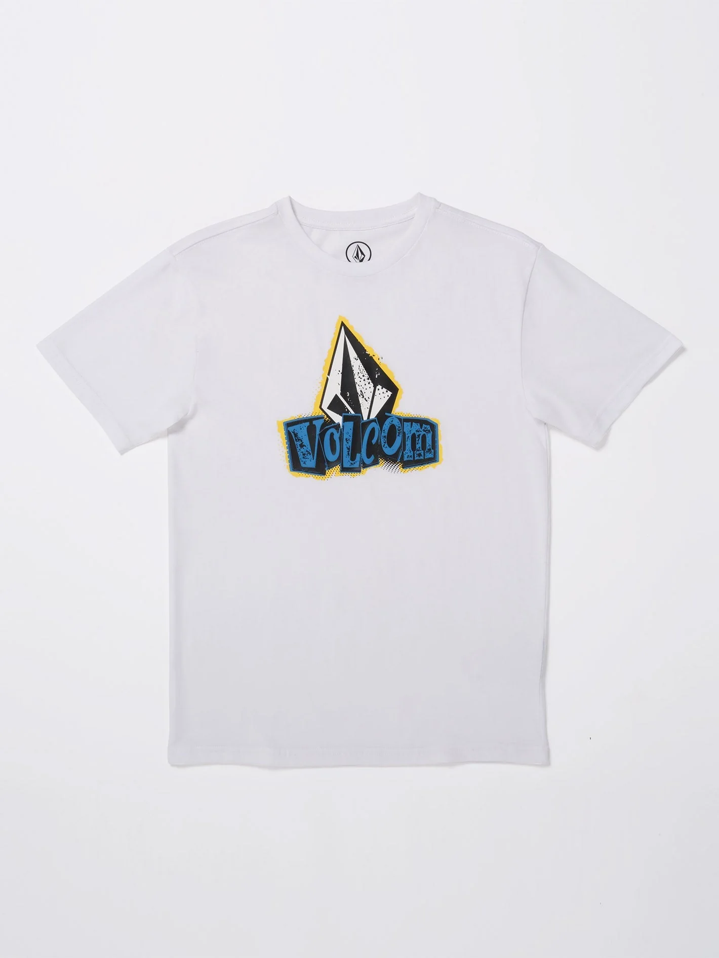 Sticker Stamp T-Shirt - WHITE - (KIDS)