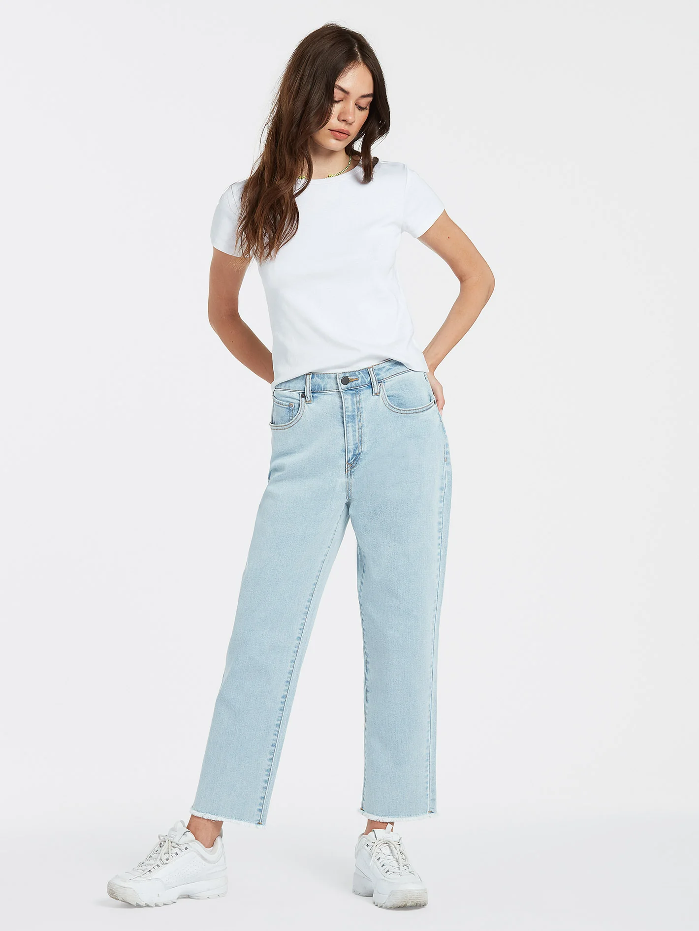 Stone Step High Rise Denim - THRIFTER BLUE LIGHT