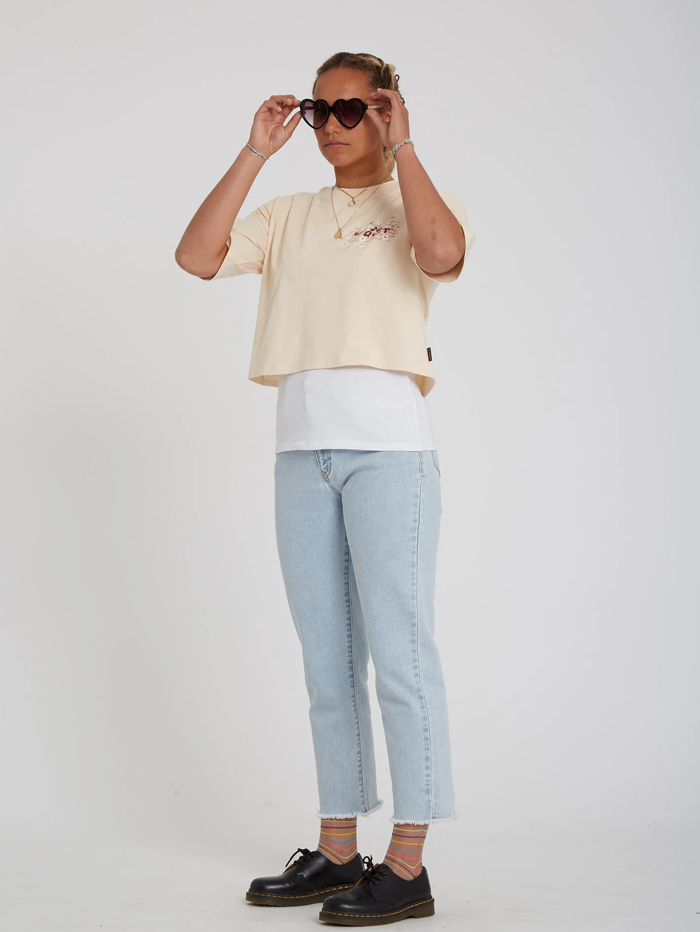 Stone Step High Rise Denim - THRIFTER BLUE LIGHT - Image 4