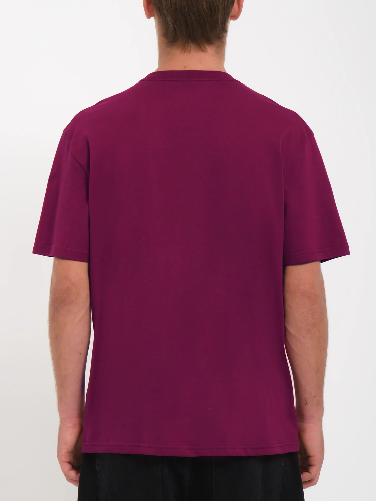 Stone Blanks T-shirt - WINE - Image 3