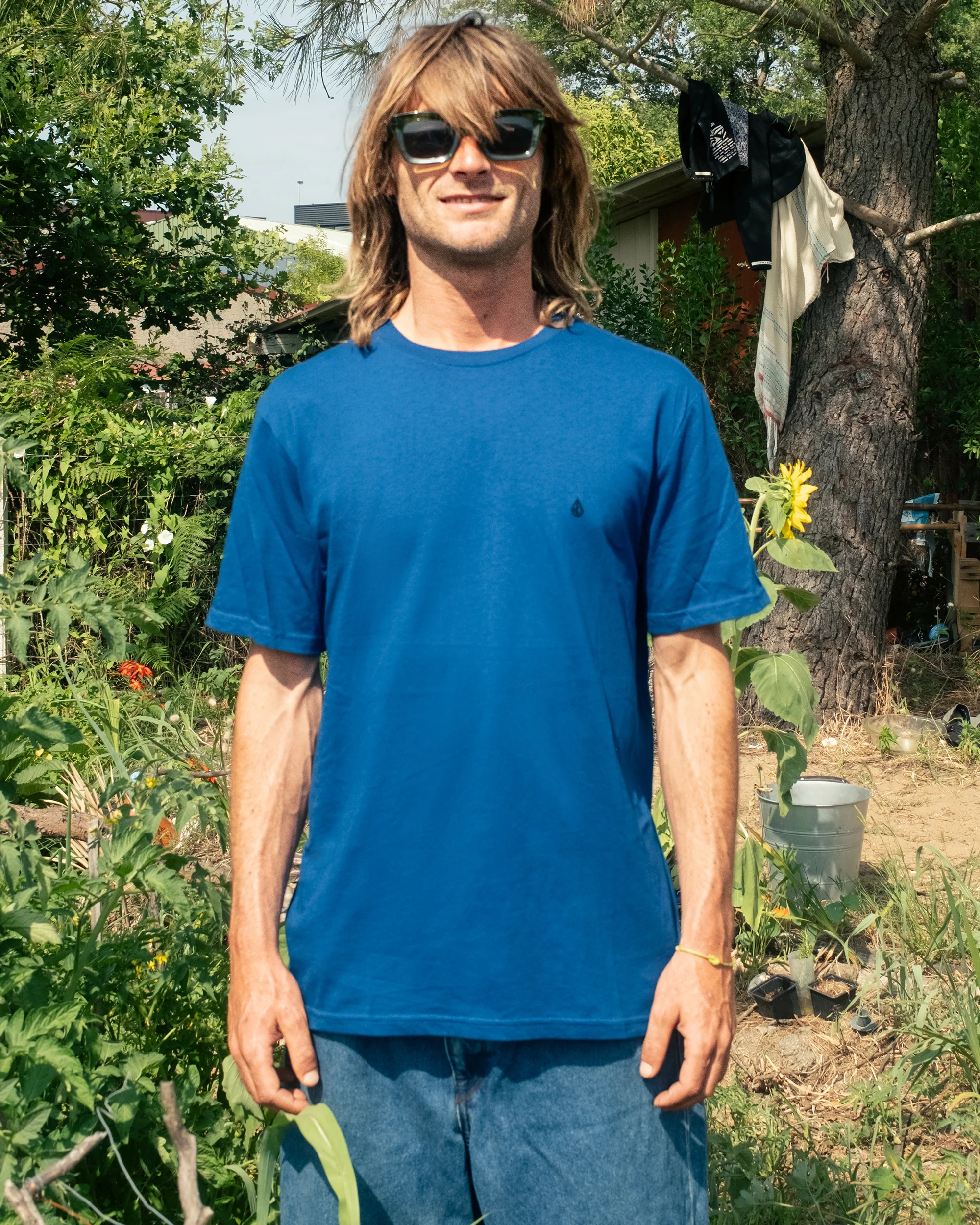 Stone Blanks T-Shirt - Cosmic Blue - Image 4