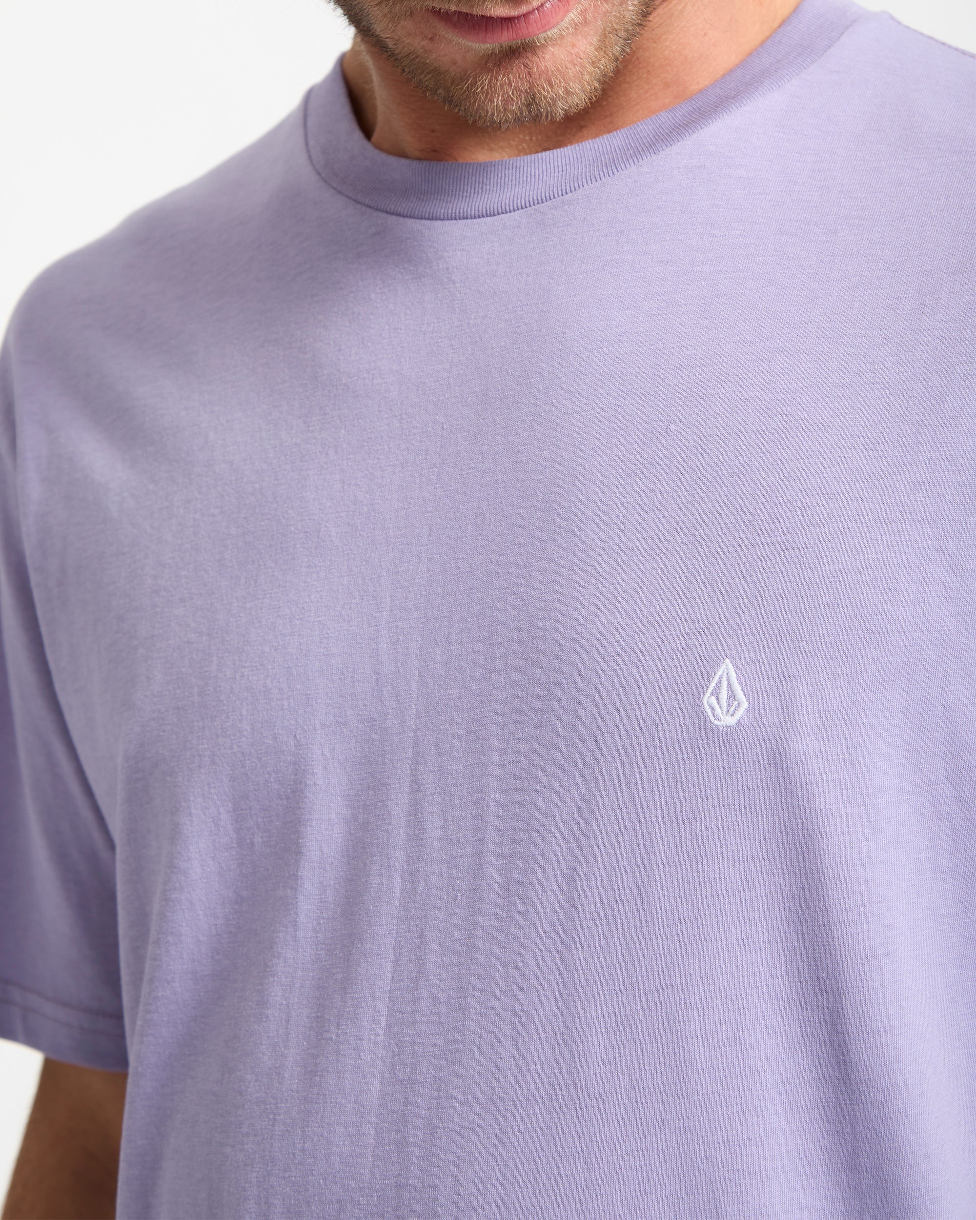 Stone Blanks T-Shirt - Purple Ash - Image 5