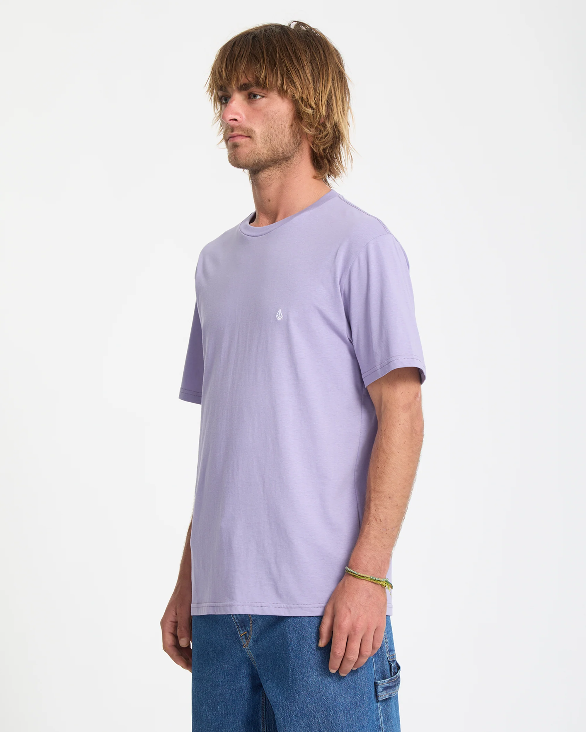 Stone Blanks T-Shirt - Purple Ash - Image 9
