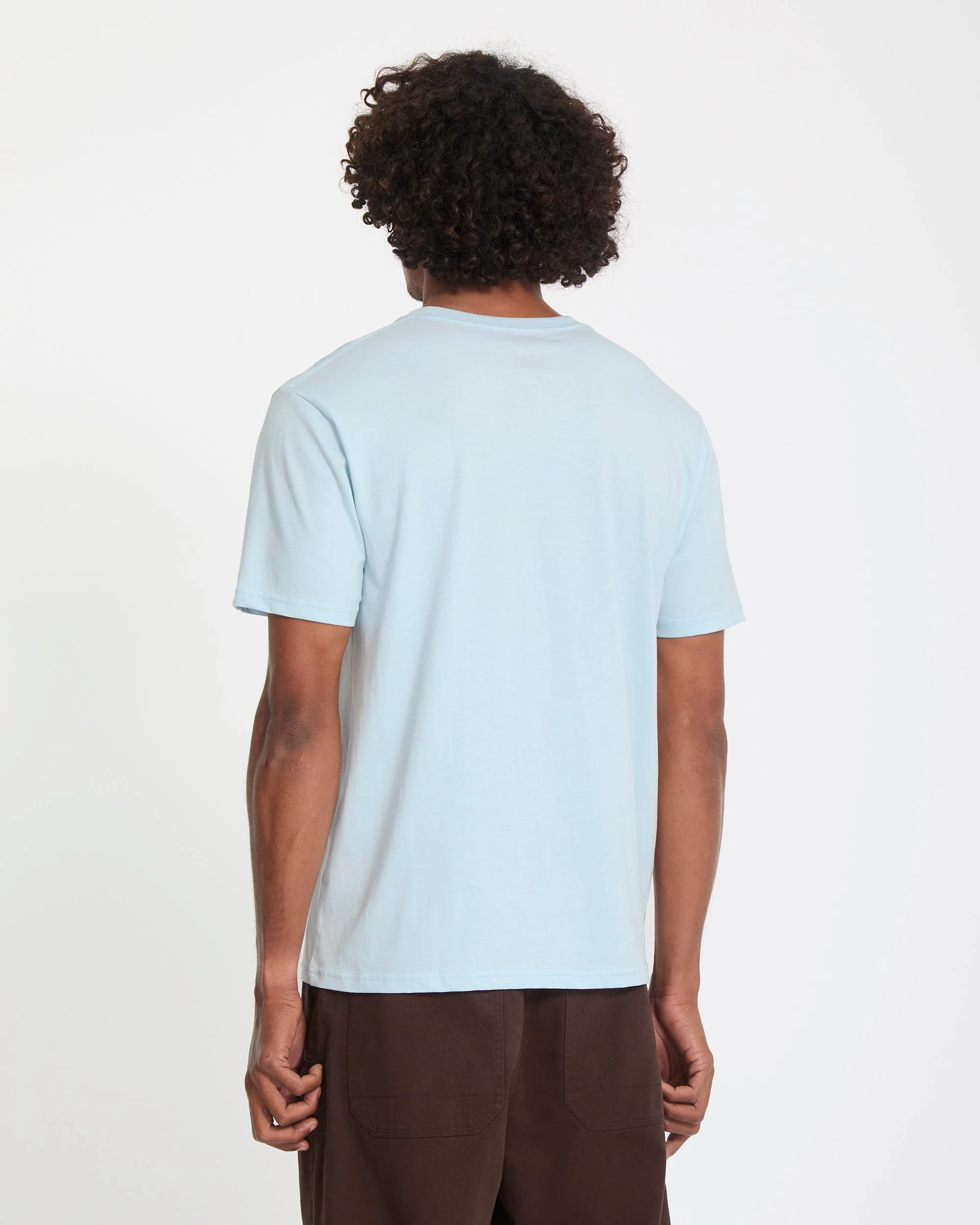 Stone Blanks T-Shirt - Light Blue Acid - Image 2
