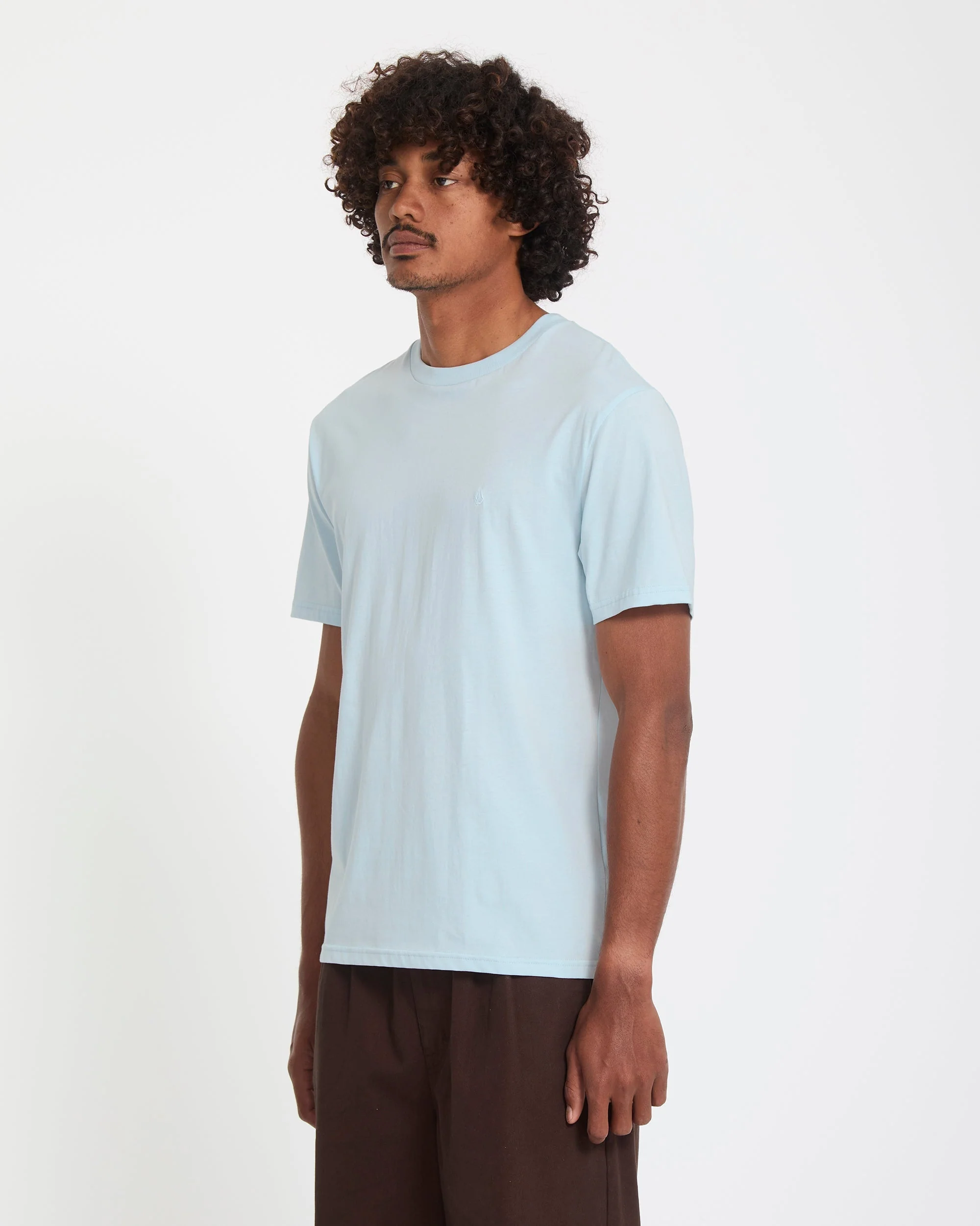Stone Blanks T-Shirt - Light Blue Acid - Image 3