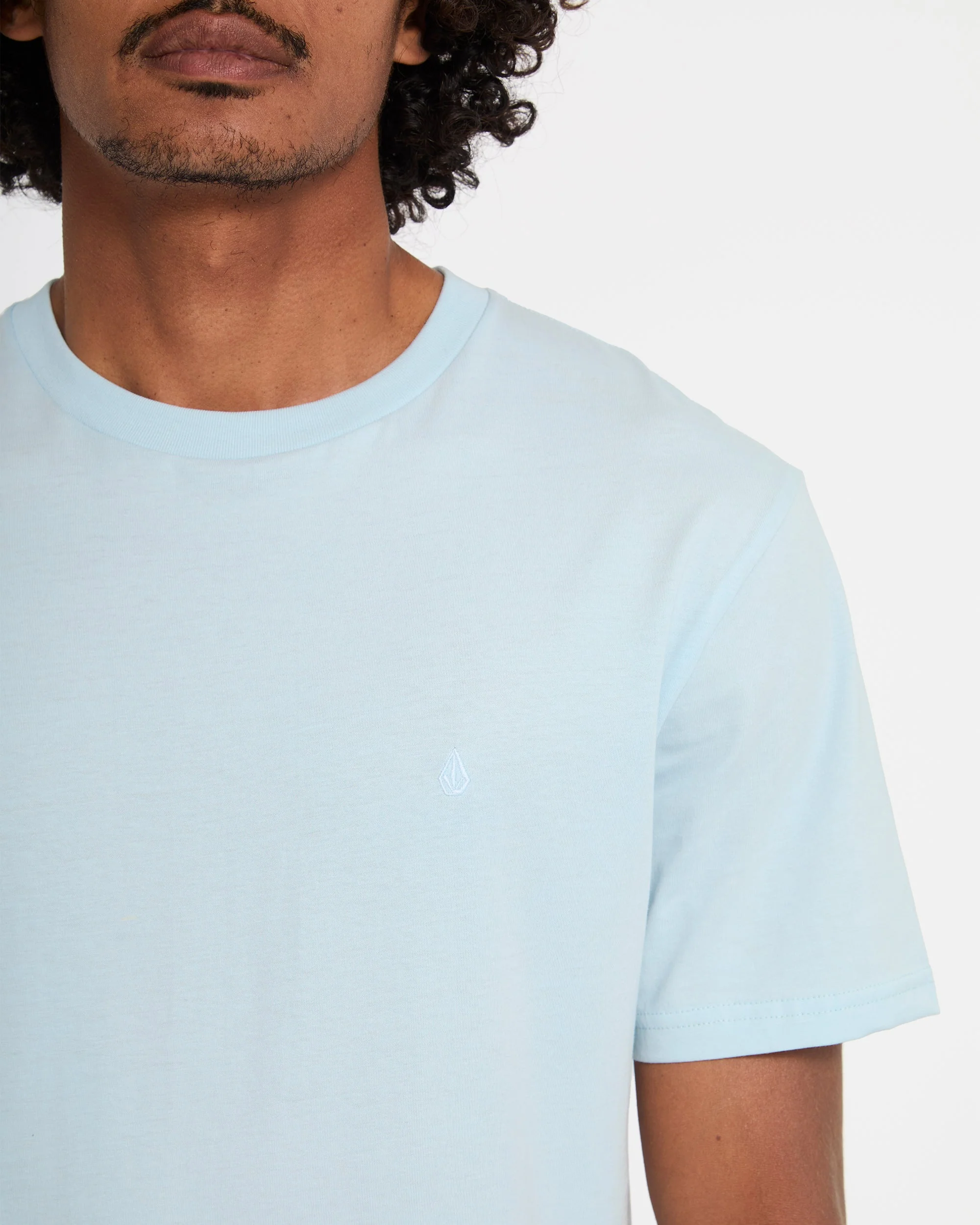 Stone Blanks T-Shirt - Light Blue Acid - Image 4