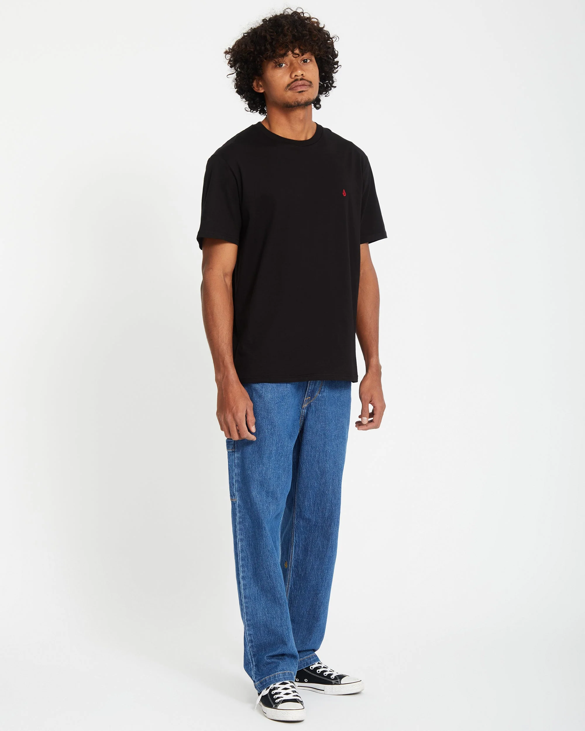 Stone Blanks T-shirt - BLACK - Image 4