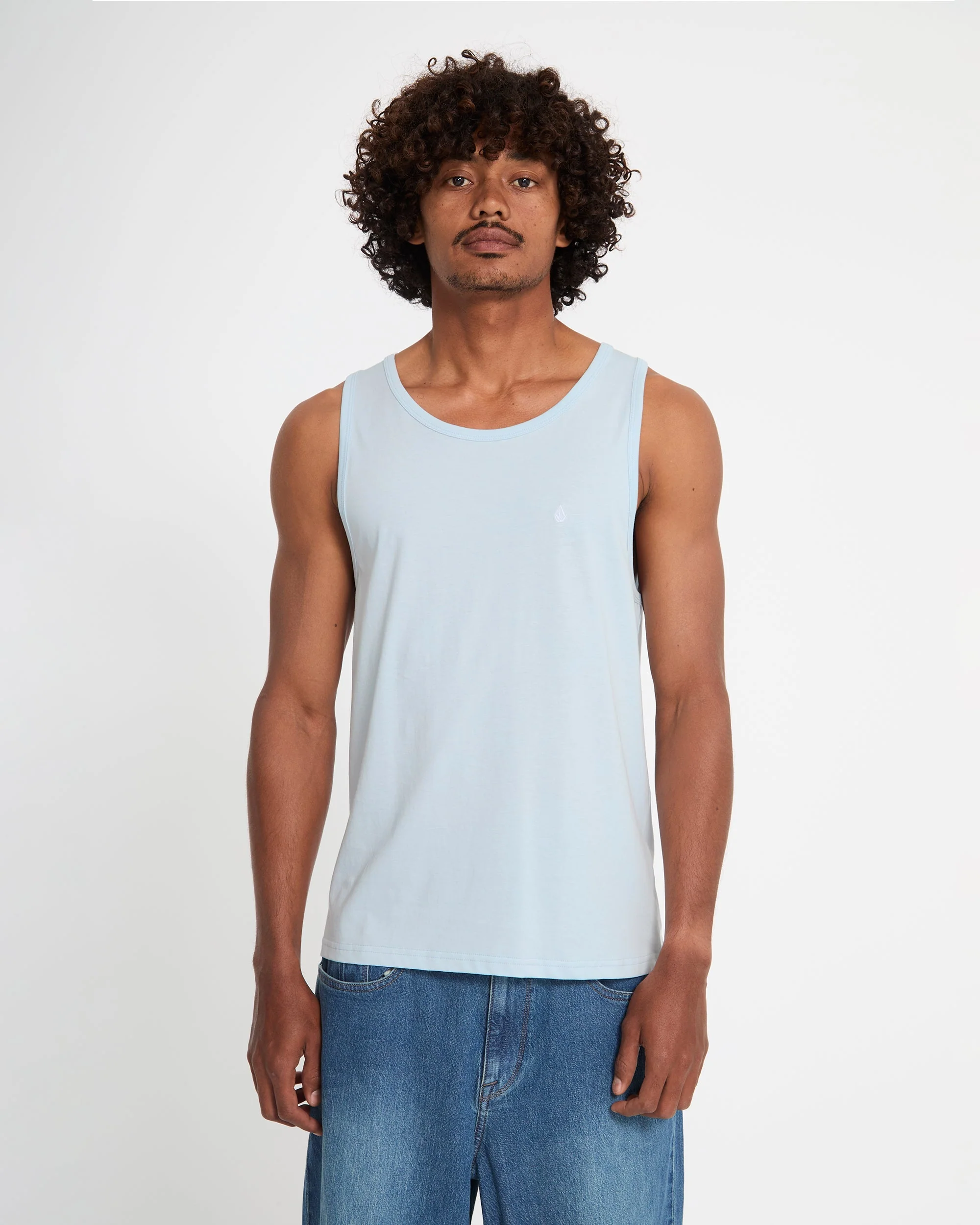 Stone Blanks Tank Top - Light Blue Acid - Image 7