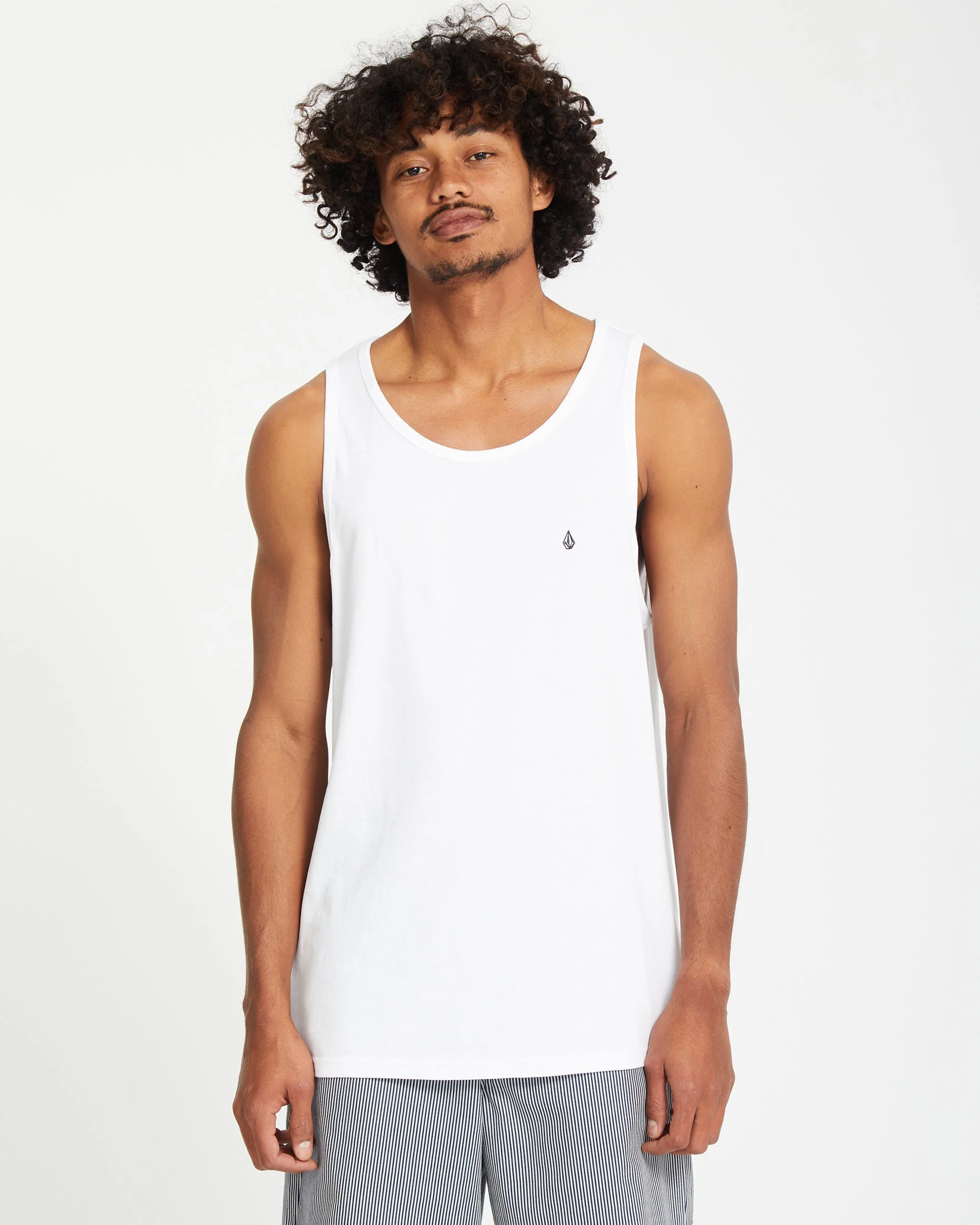 Stone Blanks Tank Top - White