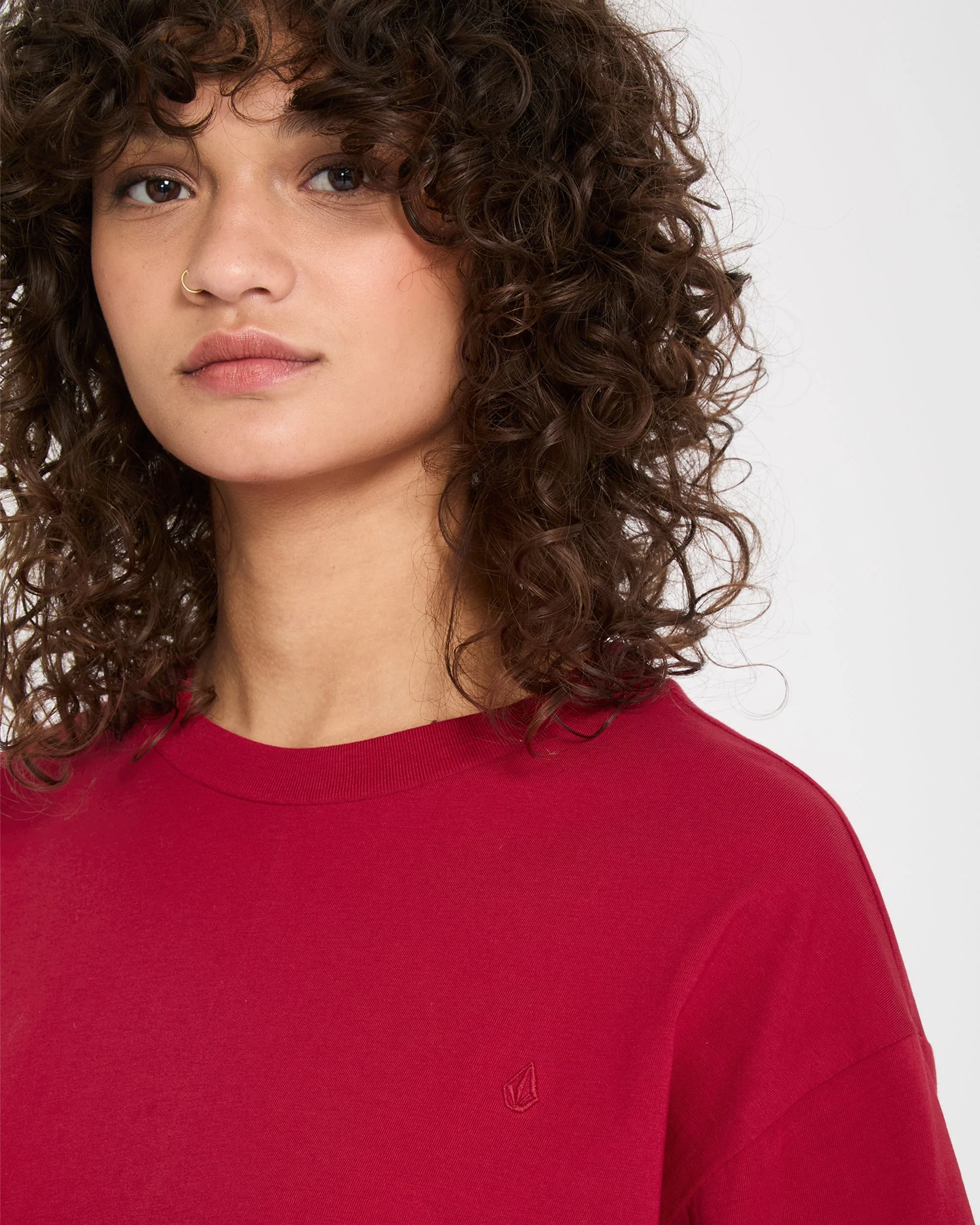 Stone Blanks Up T-Shirt - Deep Red - Image 4