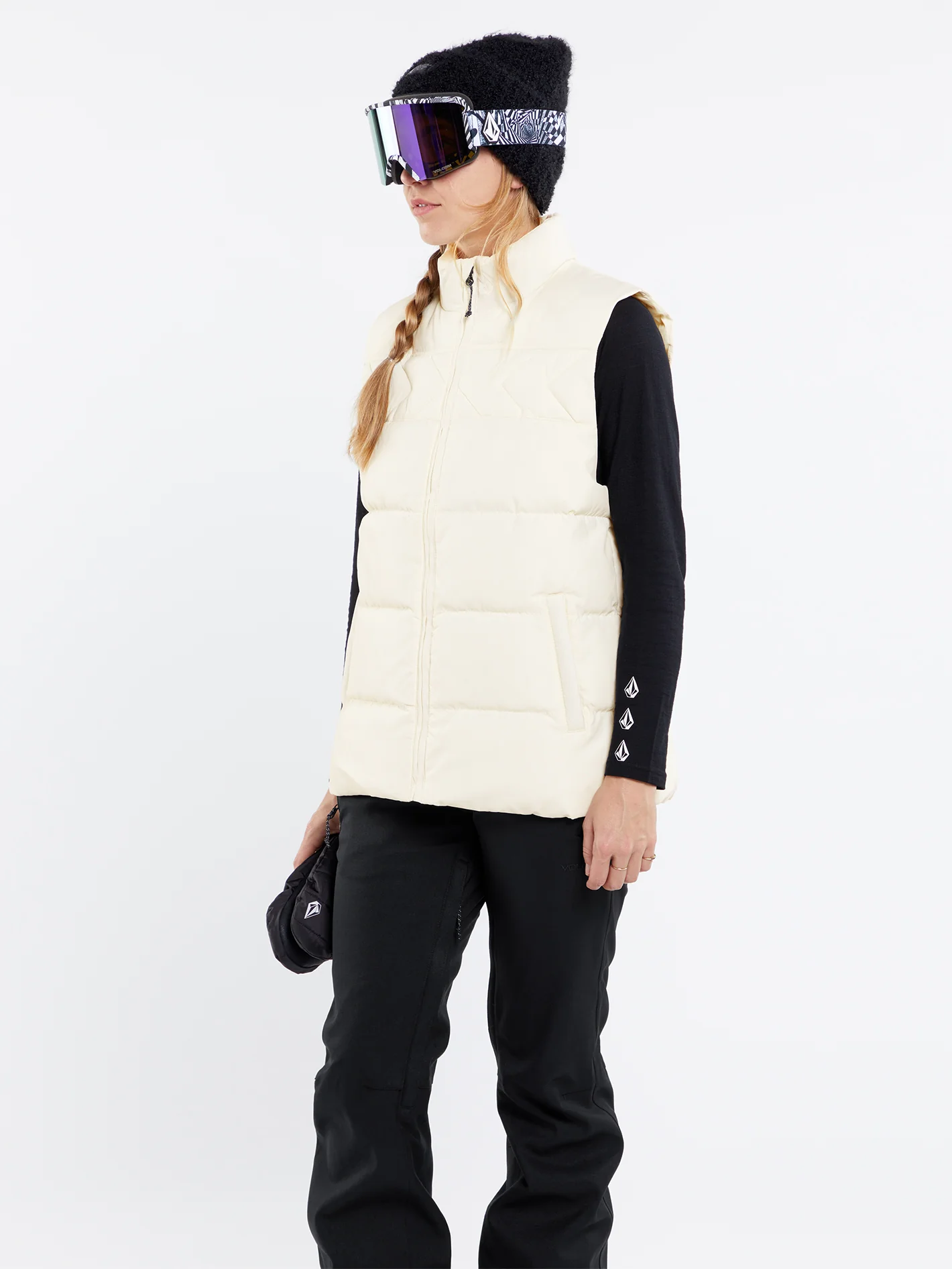 Stone Castine Puff Vest - MOONBEAM - Image 7
