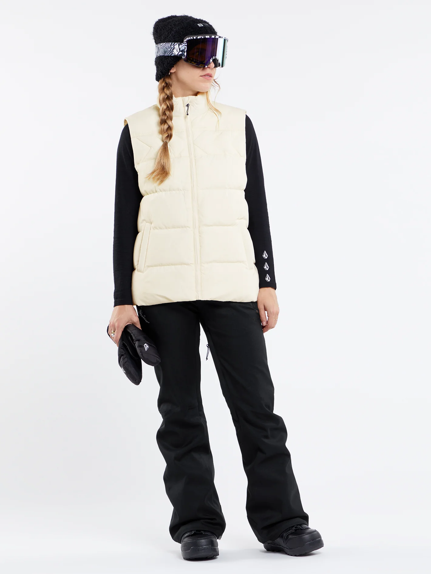 Stone Castine Puff Vest - MOONBEAM - Image 8