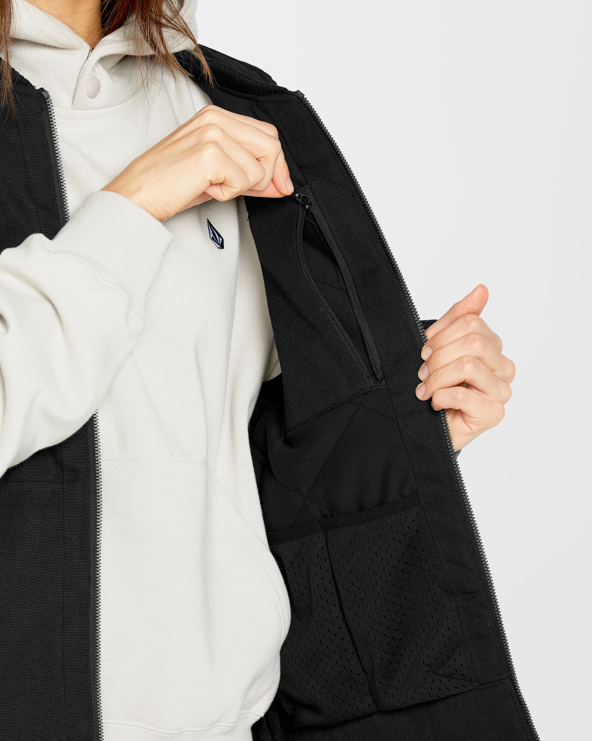 Stone Castine Puff Vest - Black - Image 10