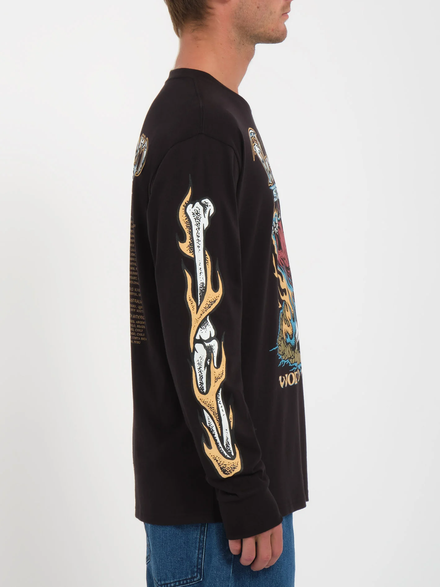 Stone Ghost T-shirt - BLACK - Image 5