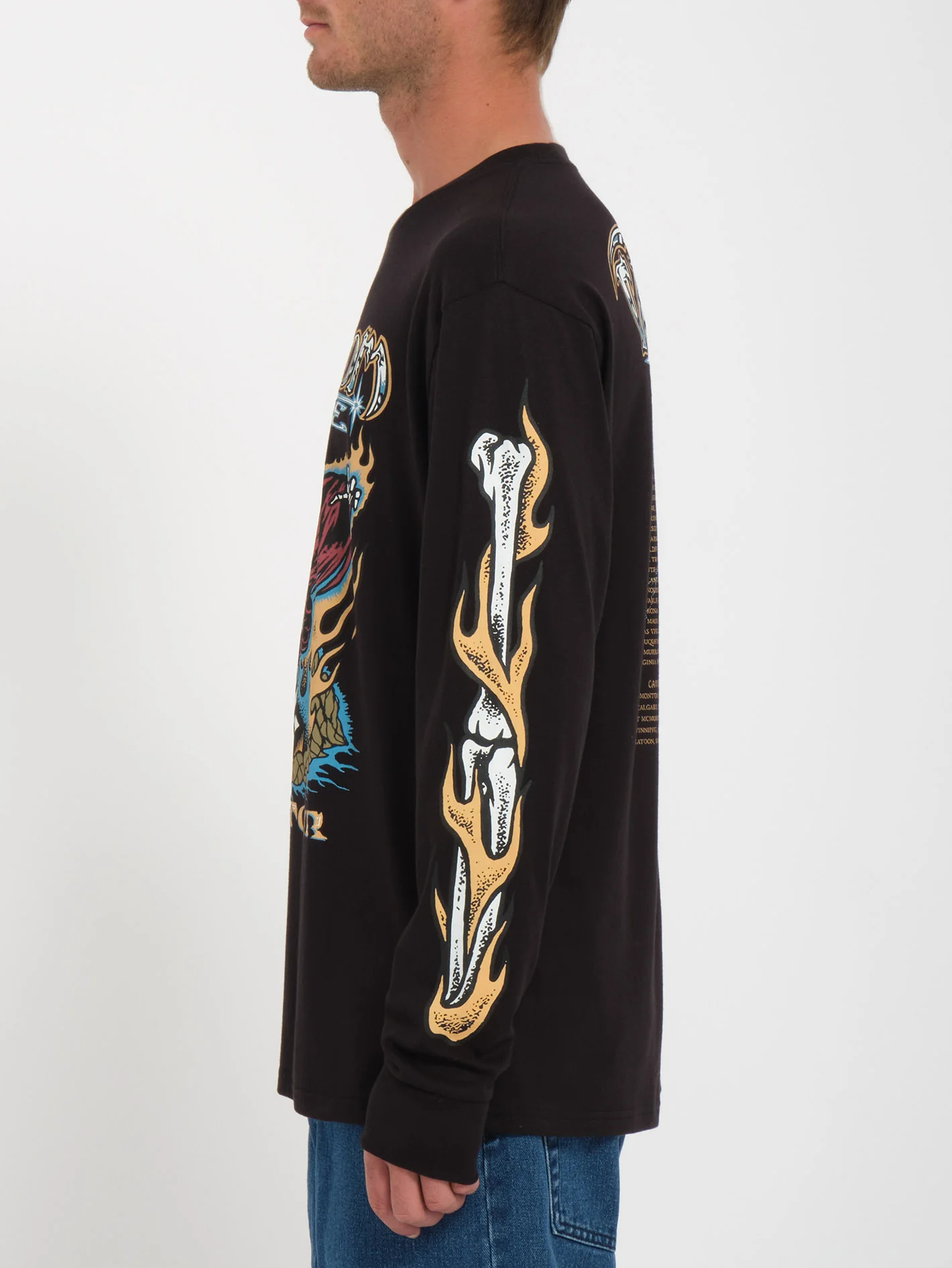 Stone Ghost T-shirt - BLACK - Image 6