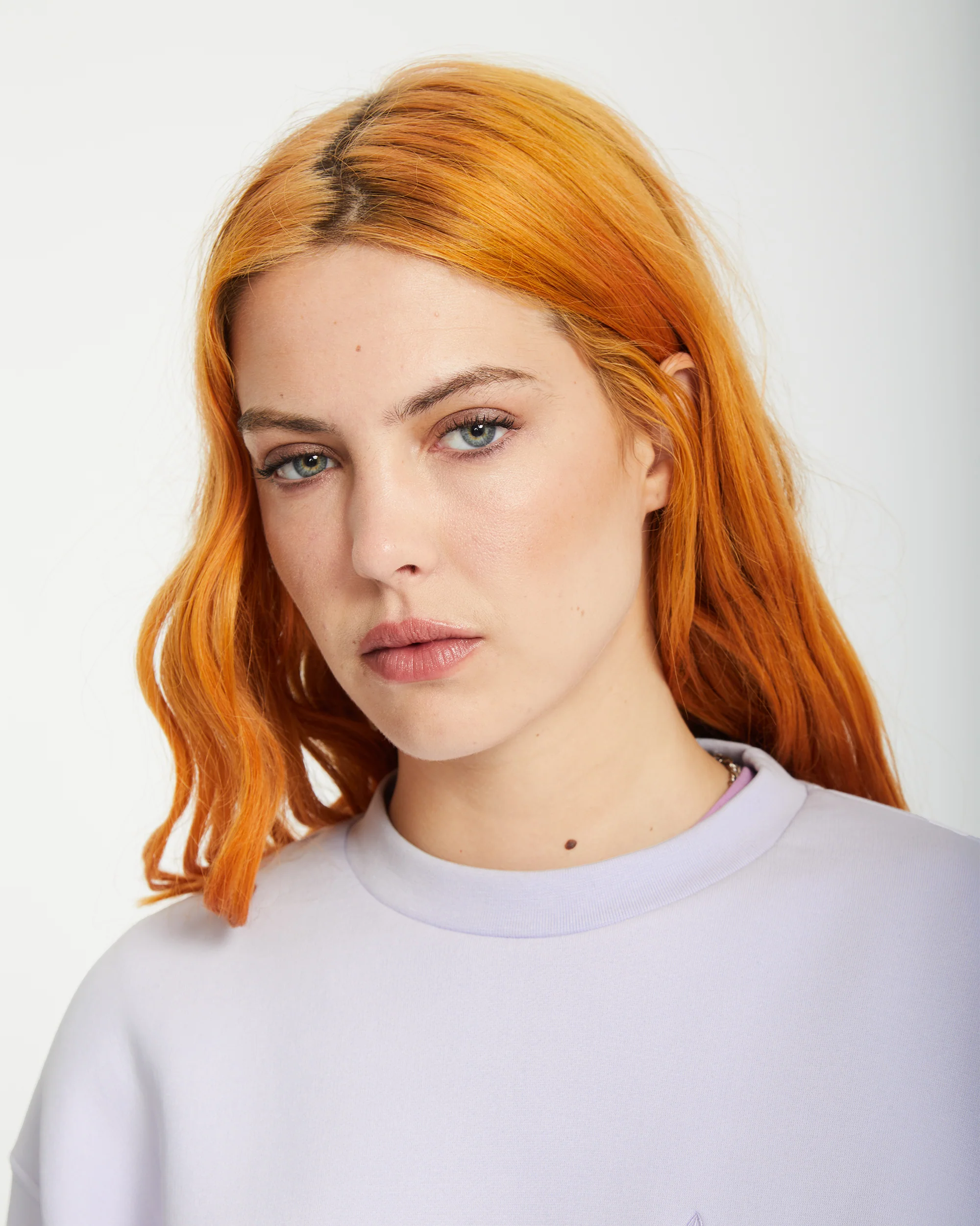 Stone Heart Up Sweatshirt - DUSTY LAVENDER - Image 3