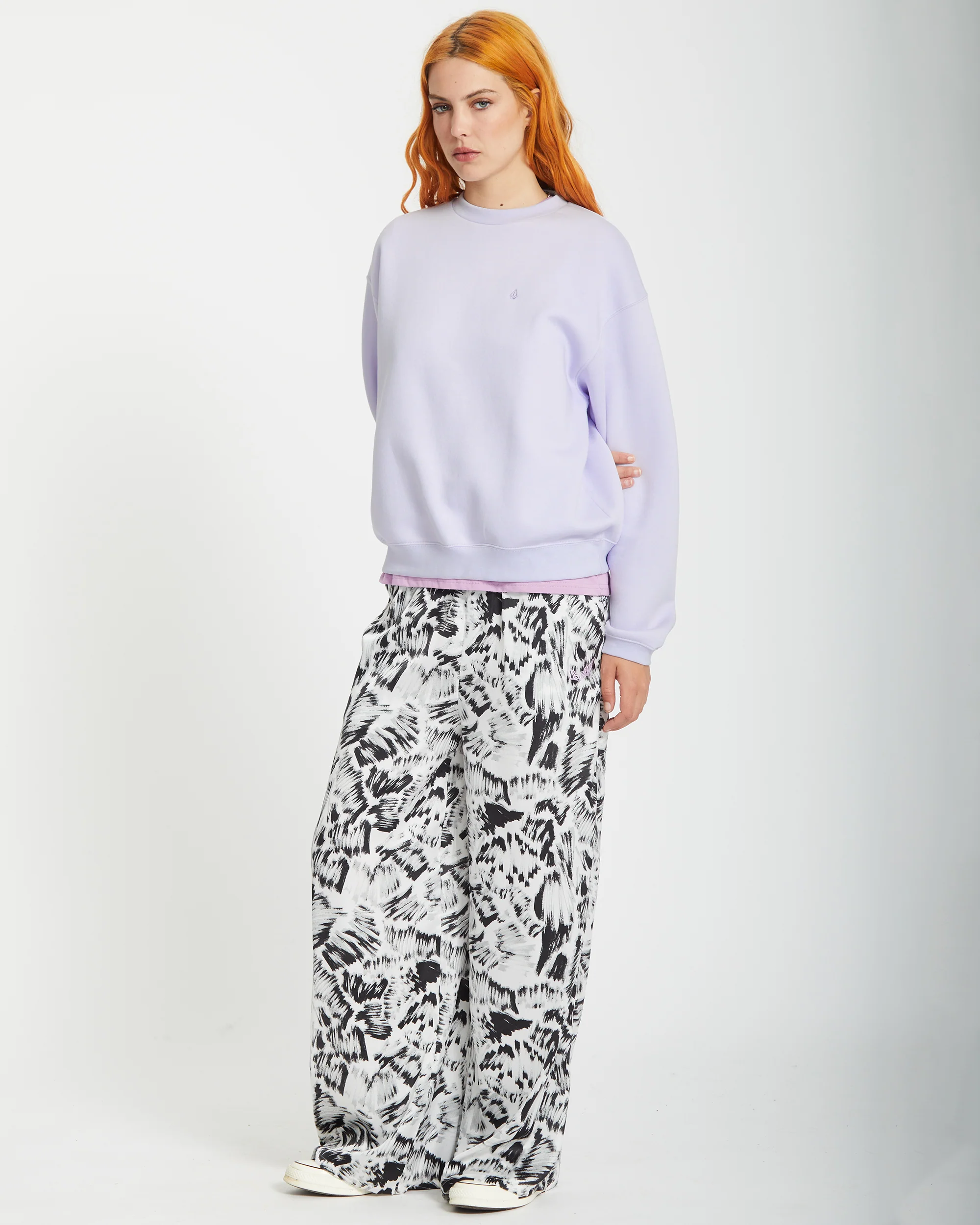 Stone Heart Up Sweatshirt - DUSTY LAVENDER - Image 4
