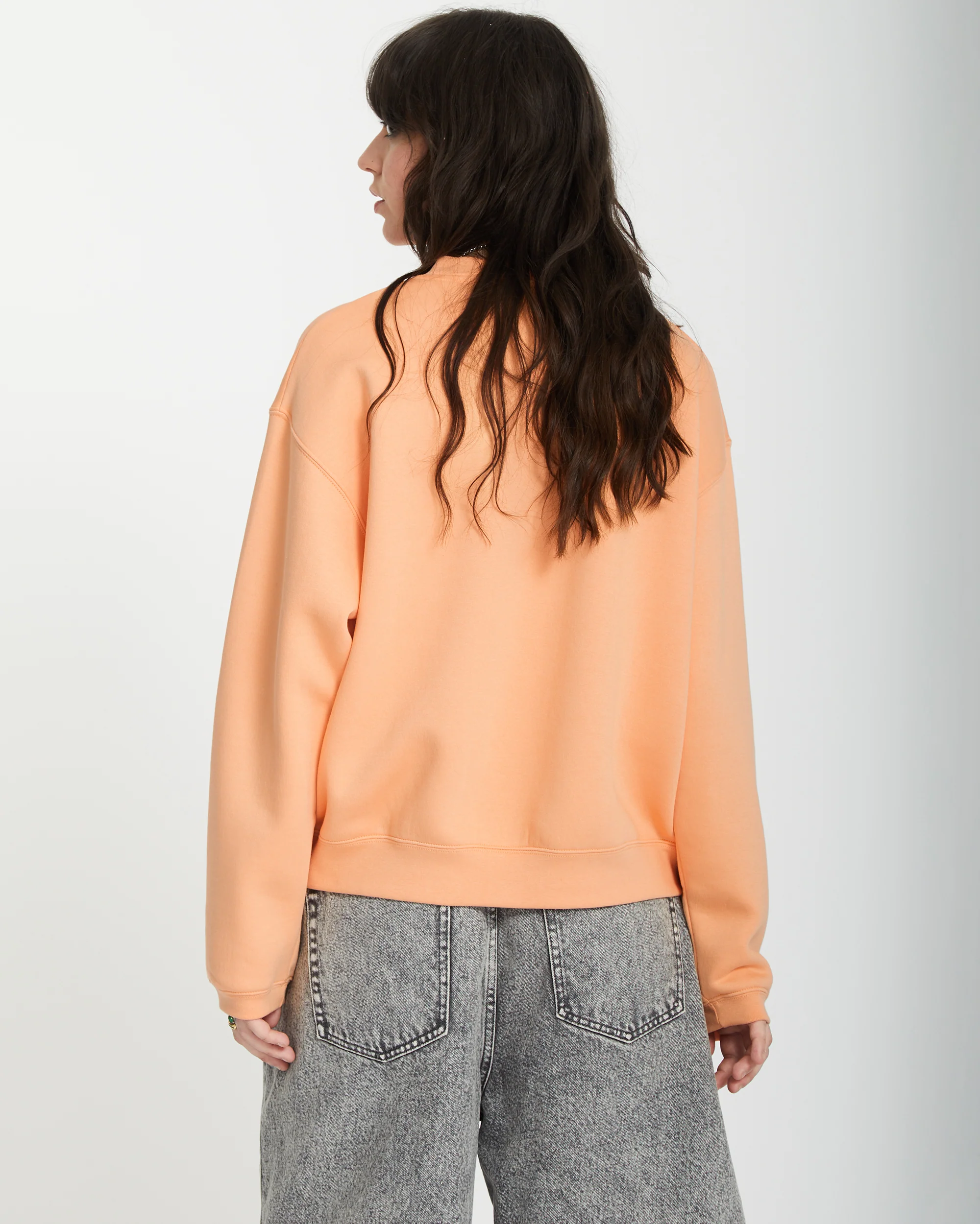 Stone Heart Up Sweatshirt - PALE PEACH - Image 2