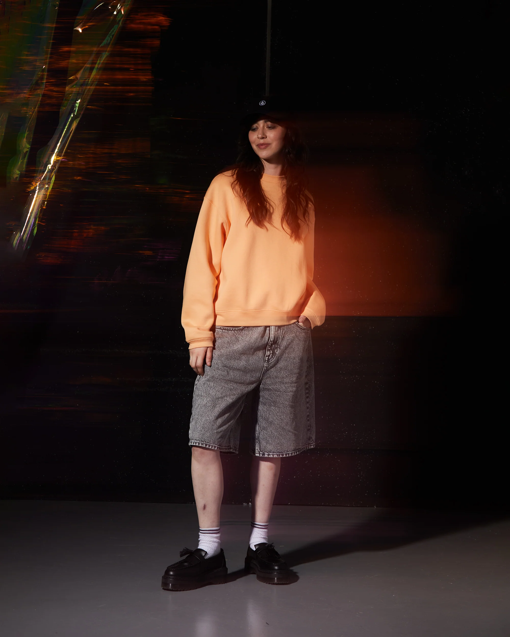 Stone Heart Up Sweatshirt - PALE PEACH - Image 4