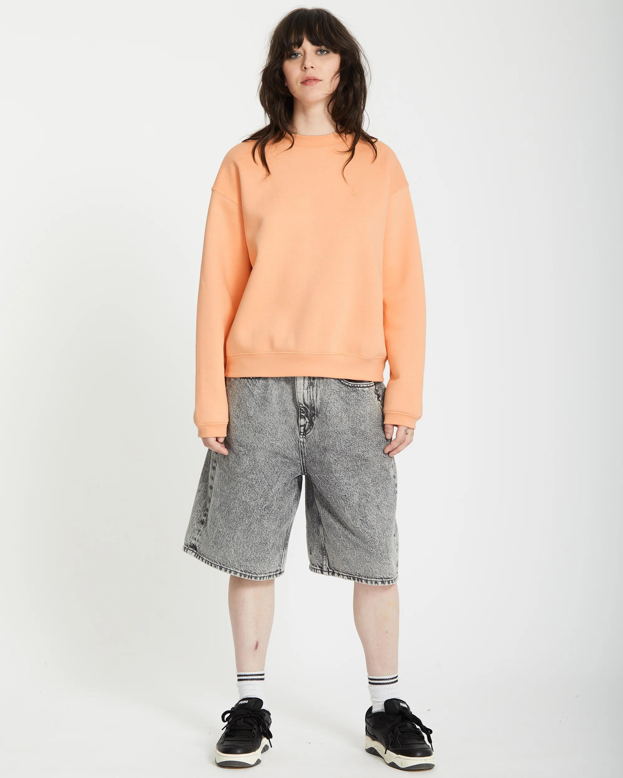 Stone Heart Up Sweatshirt - PALE PEACH - Image 6
