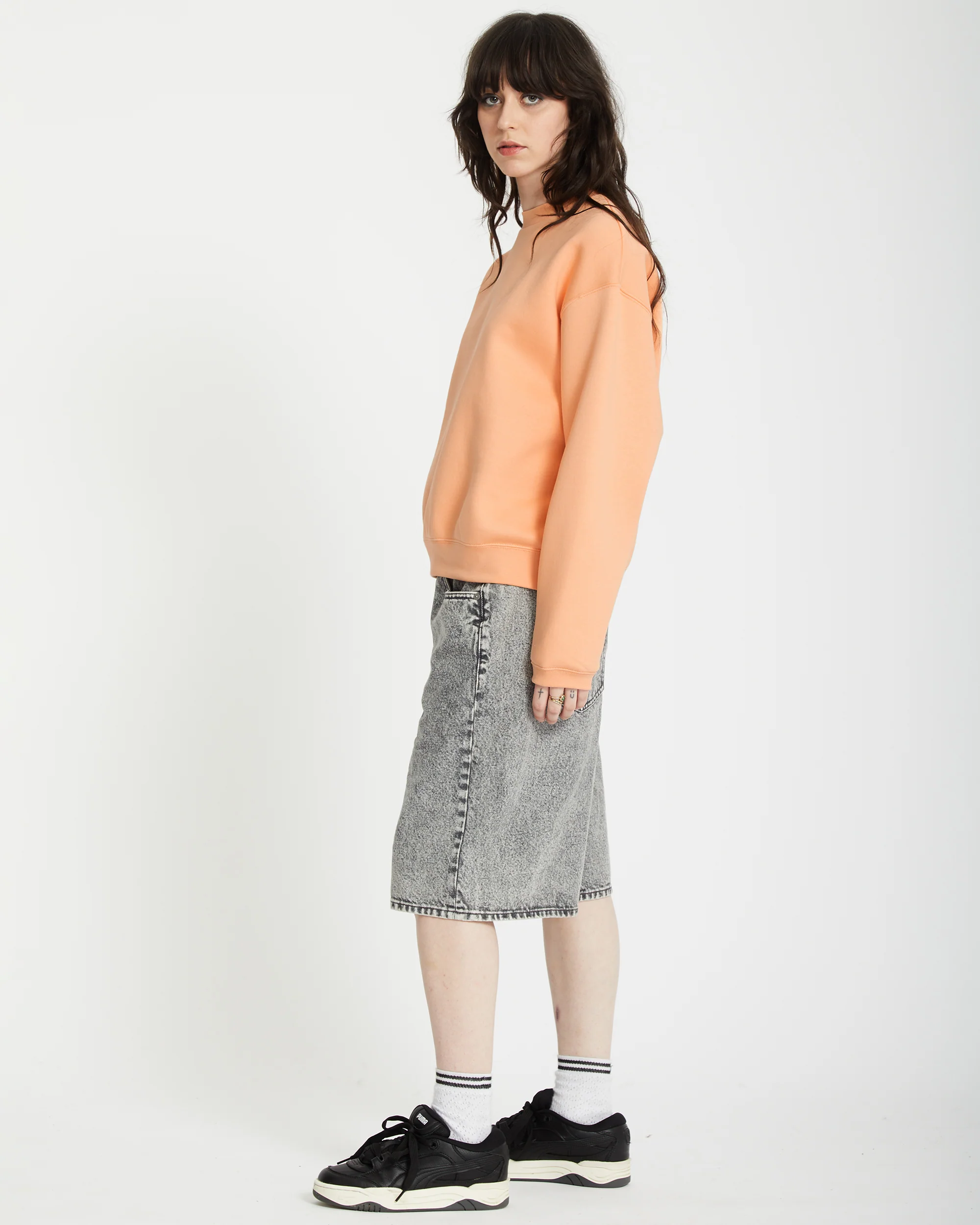 Stone Heart Up Sweatshirt - PALE PEACH - Image 8