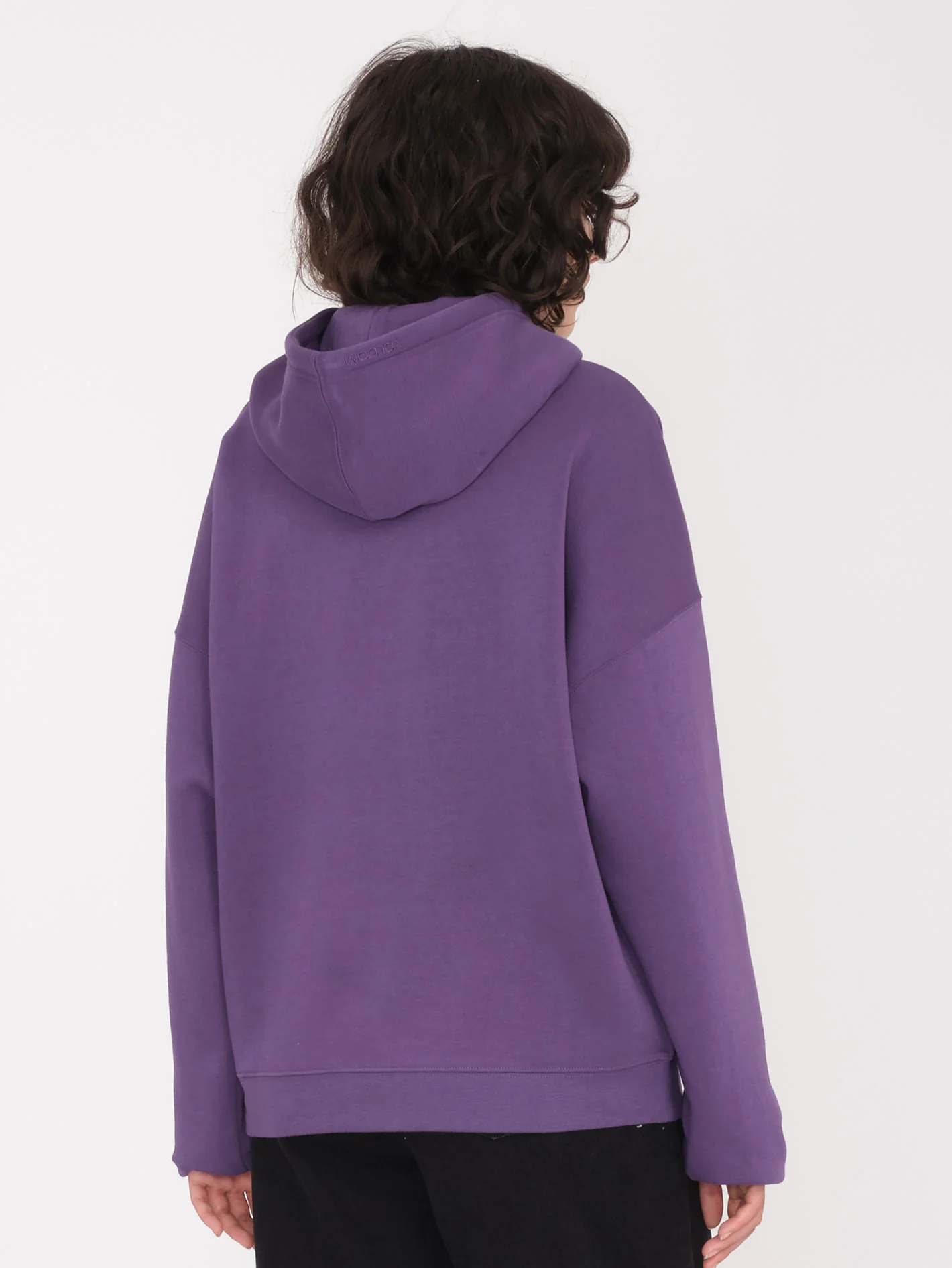 Stone Heart Up Hoodie - DEEP PURPLE - Image 2