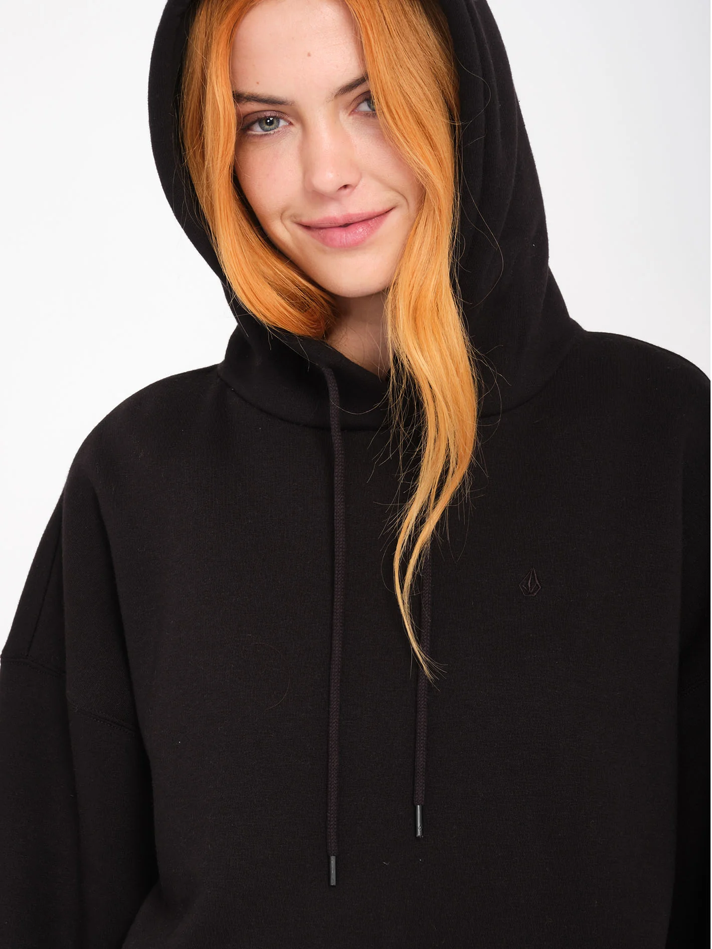Stone Heart Up Hoodie - Black - Image 6