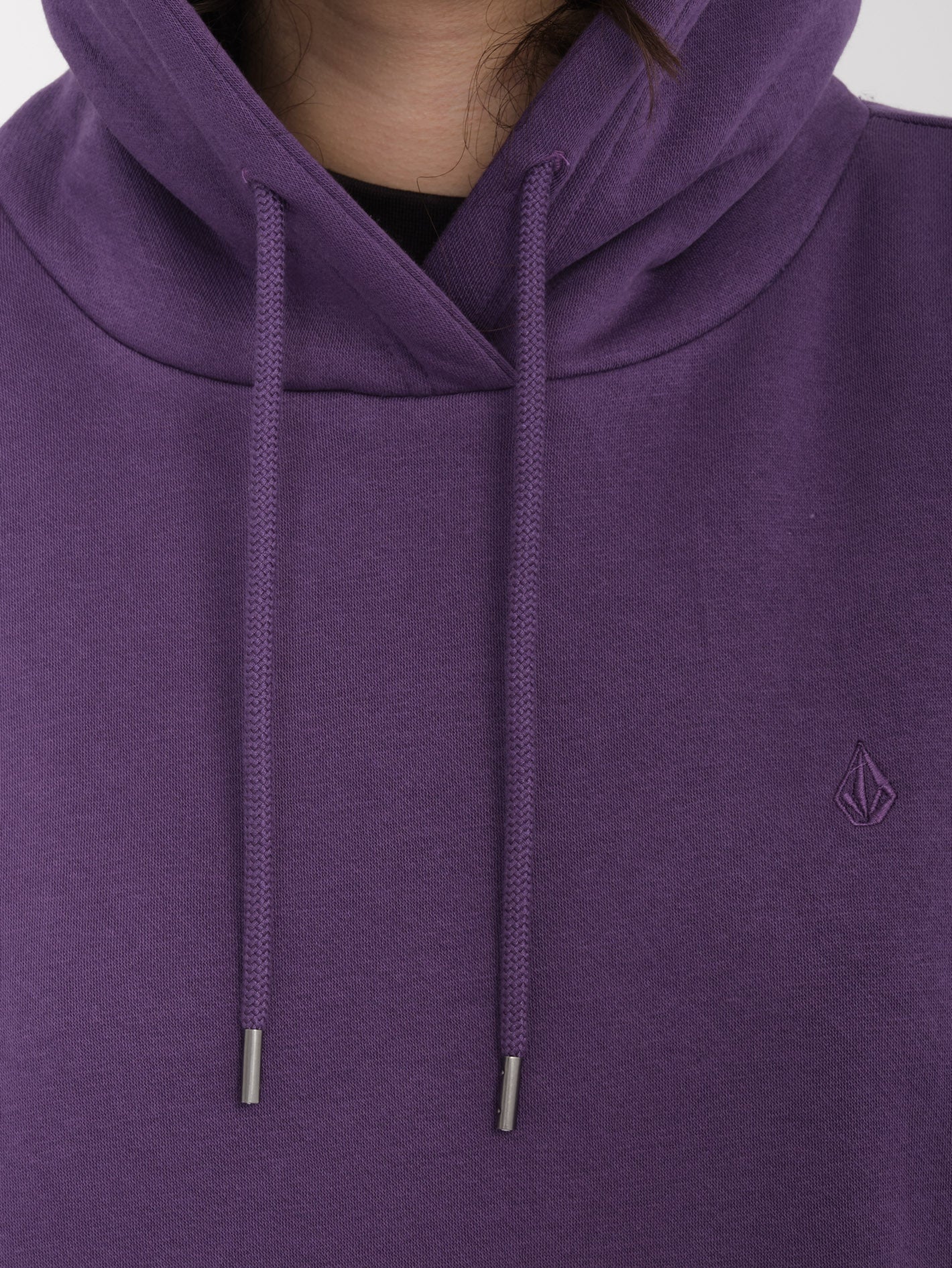 Stone Heart Up Hoodie - DEEP PURPLE - Image 4