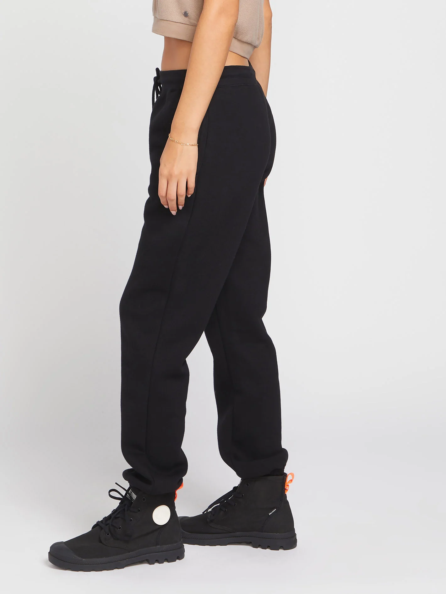 Stone Heart Up Trousers - Black - Image 3