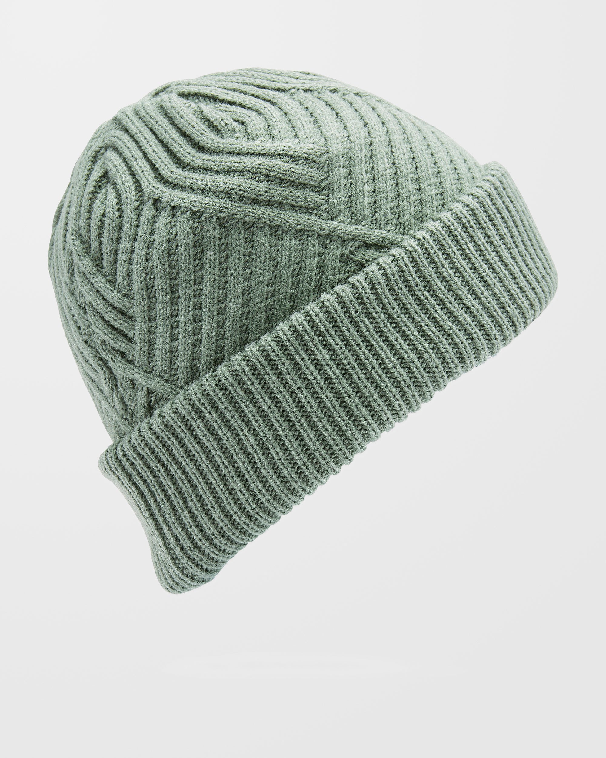 Stone Knit Beanie - Lichen Green - Image 2